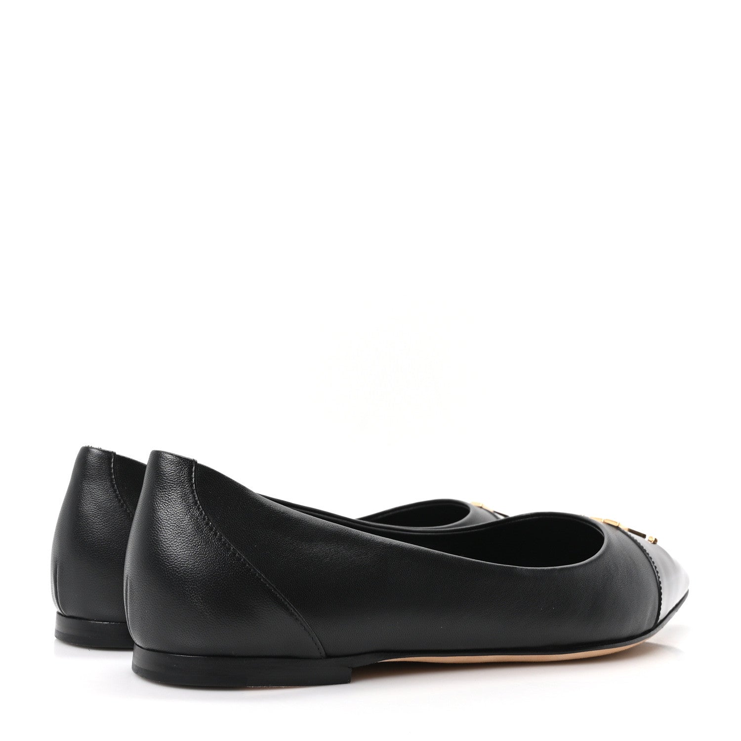 Lambskin Capucines Flat Ballerinas 36.5 Black