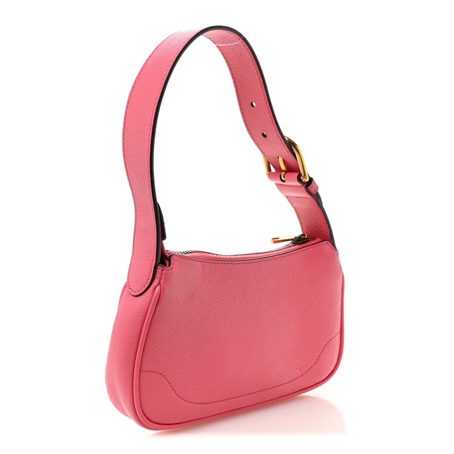 Goatskin Mini Aphrodite Shoulder Bag Rhodamine Pink