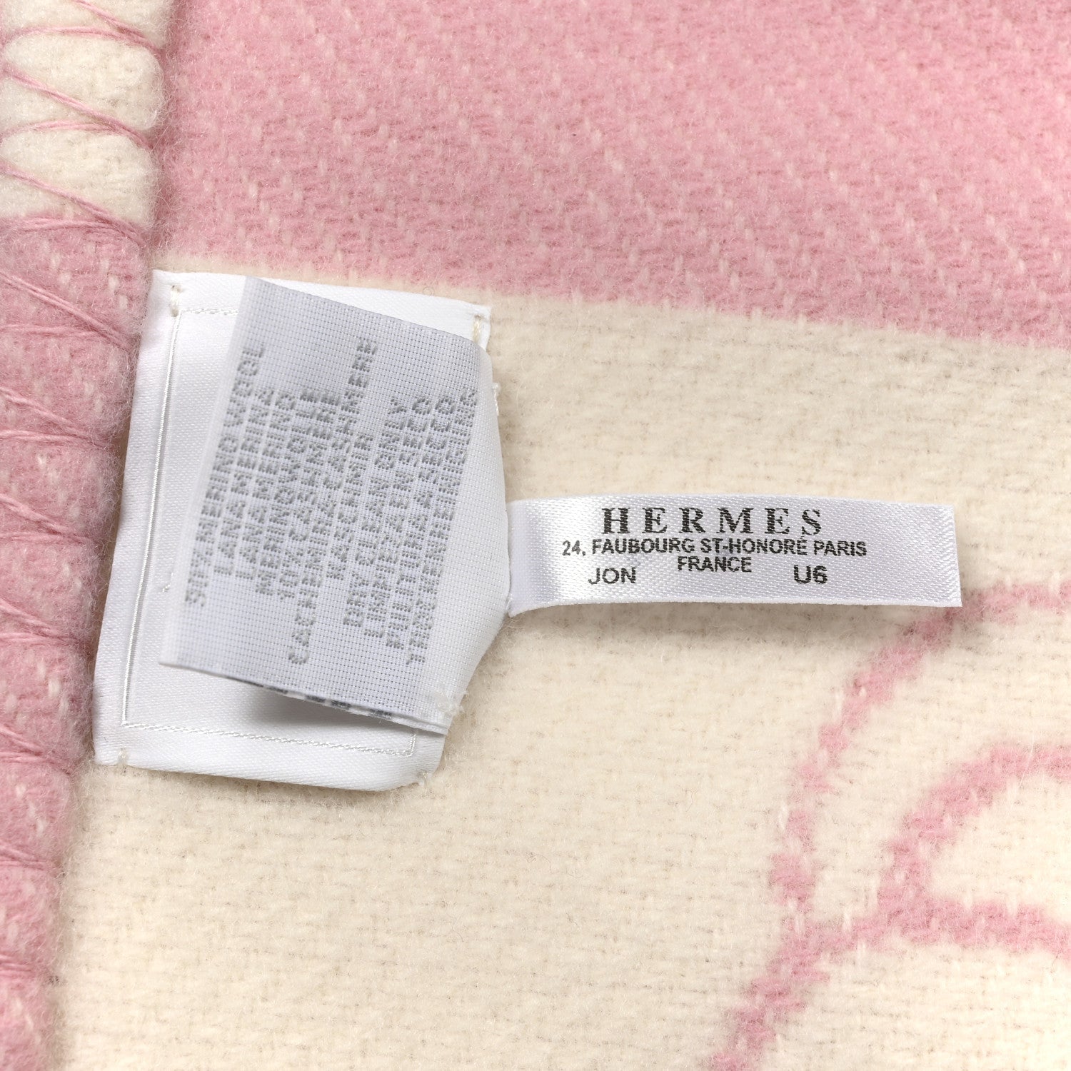 Wool Cashmere Adada Avalon Baby Blanket Rose Lilas