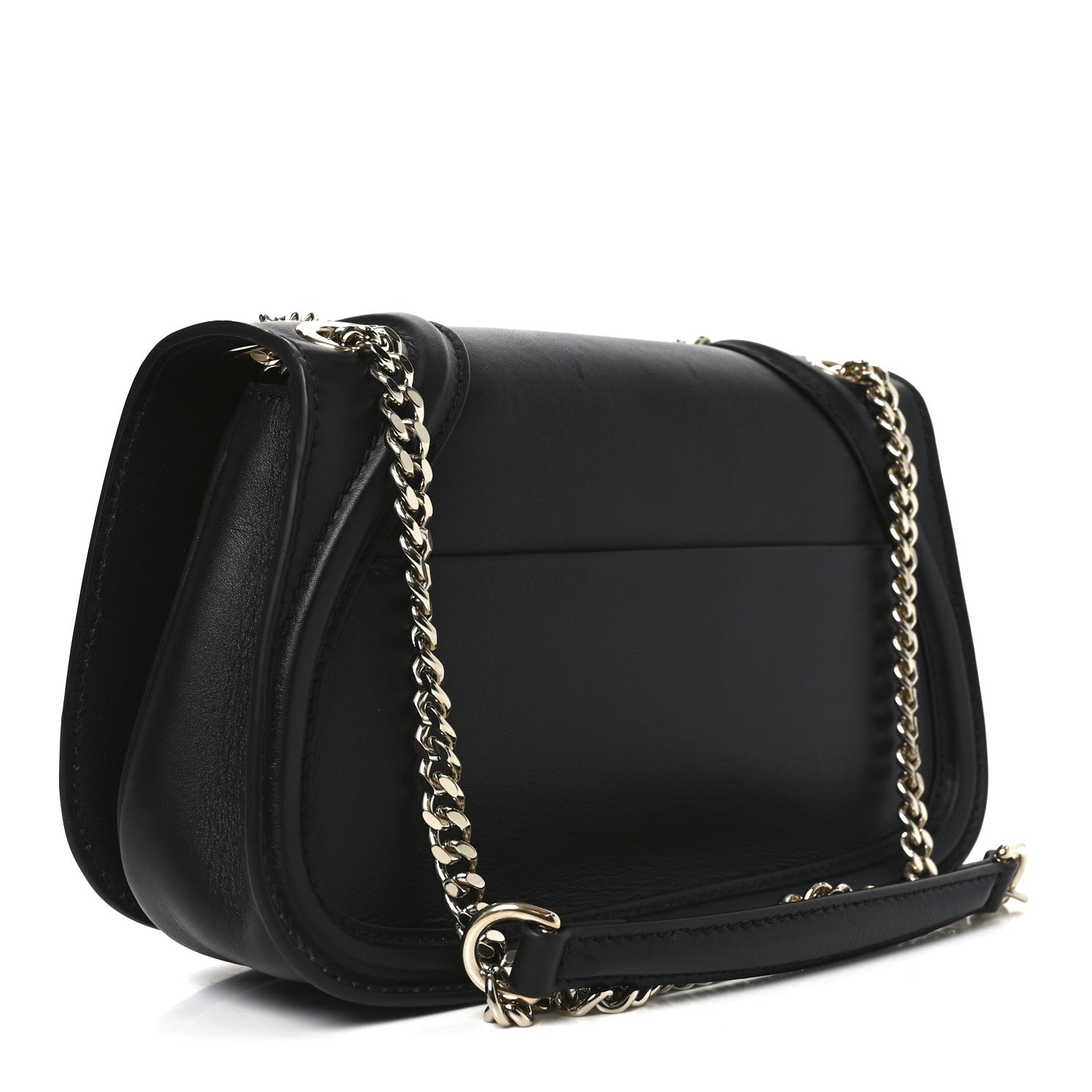 Calfskin Blondie Medium Shoulder Bag Black