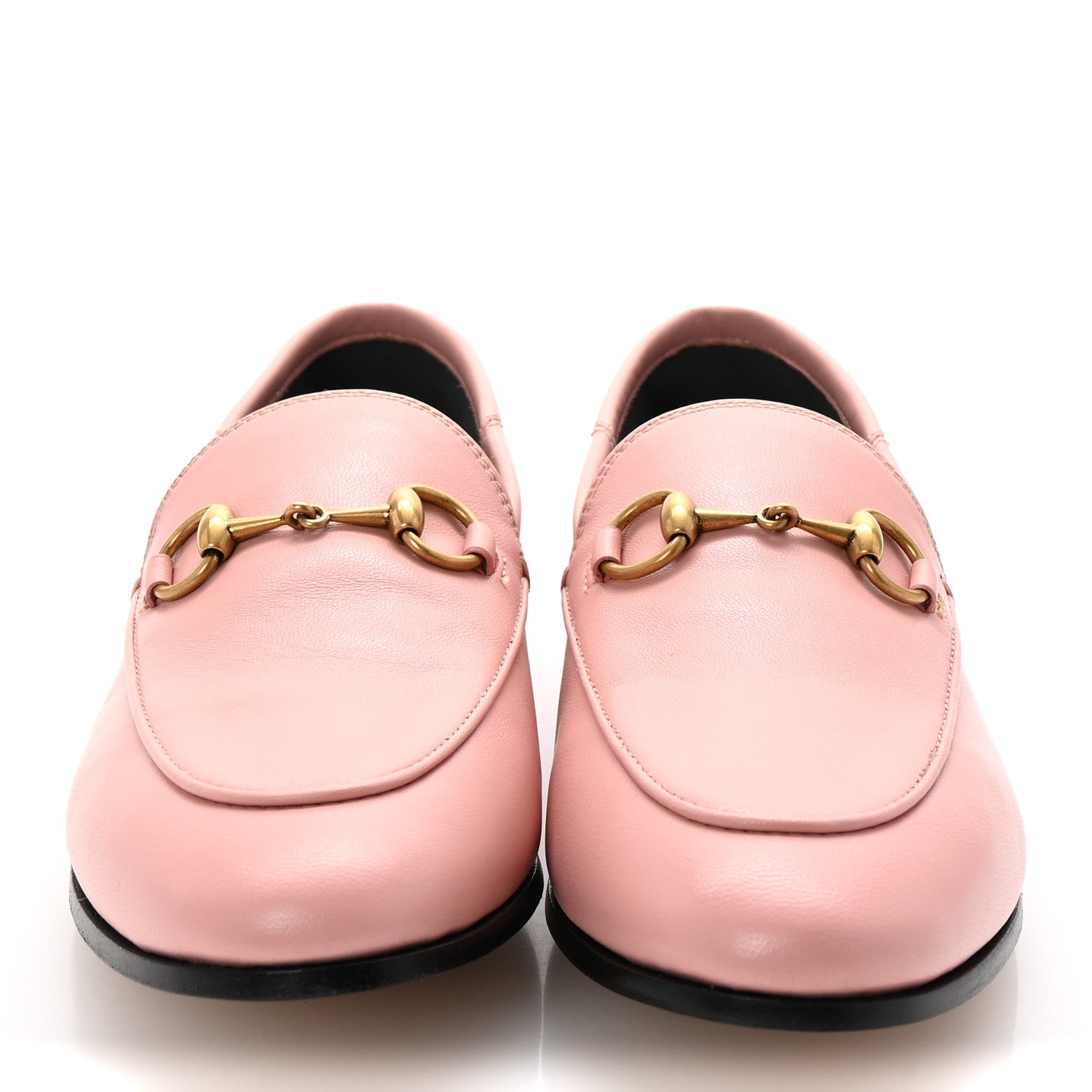 Lambskin Womens Brixton Horsebit Loafers 35.5 Perfect Pink