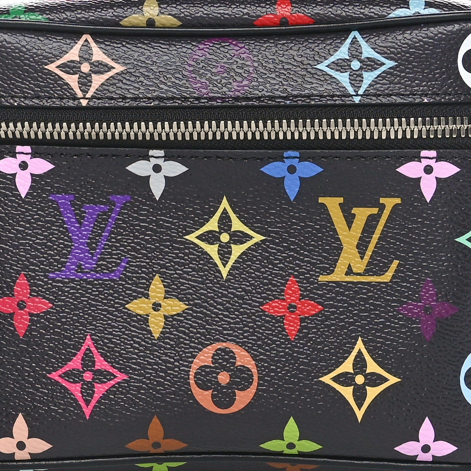 LV X TM Monogram Multicolor Nice Mini Black