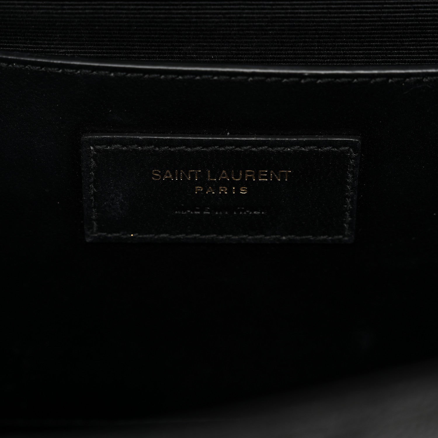 Grain De Poudre Textured Mixed Matelasse Triquilt Medium Monogram Satchel Black