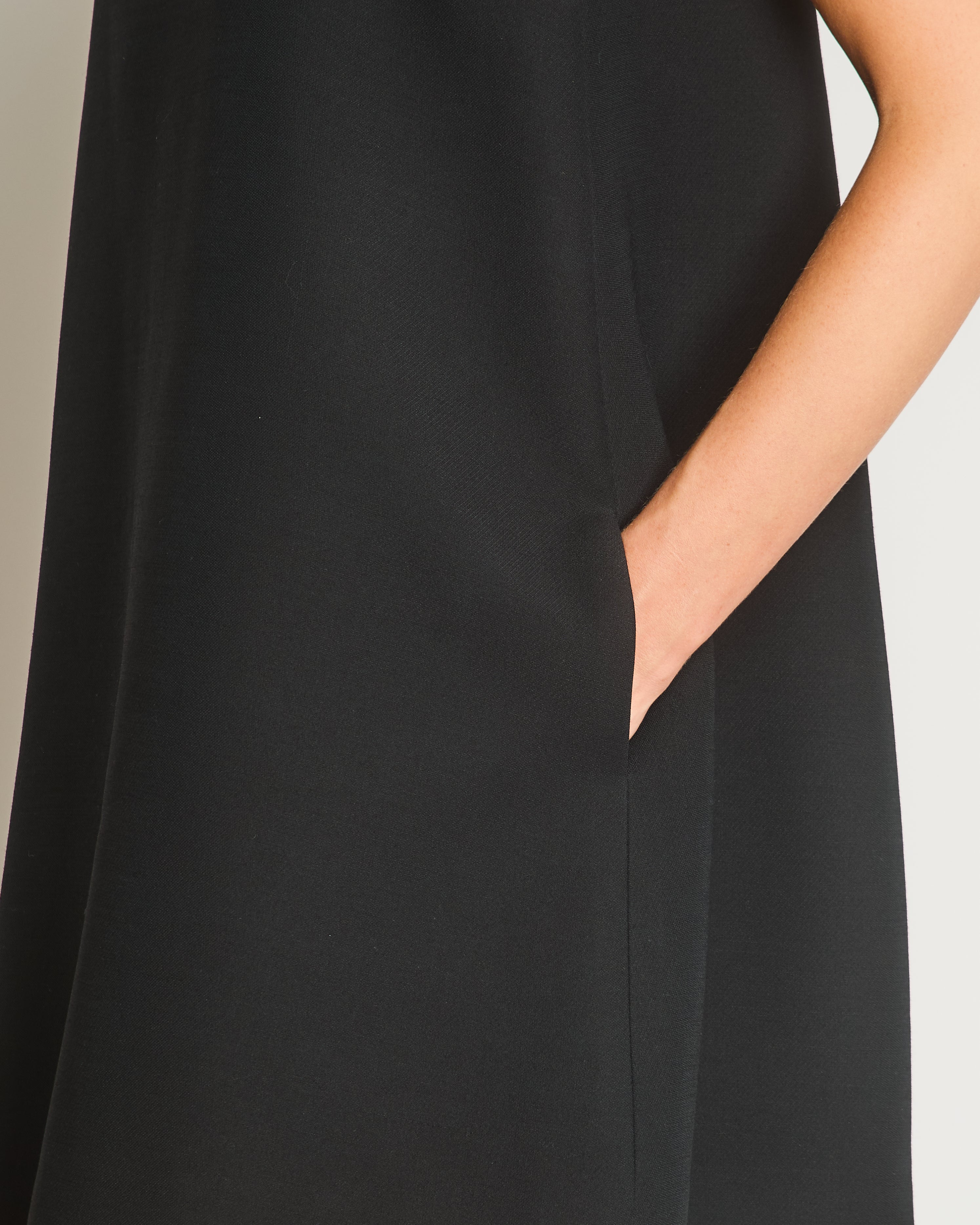 Dior Black Sleeveless Wool and Silk Mini Dress Size FR 40 (UK 12) RRP £2,000
