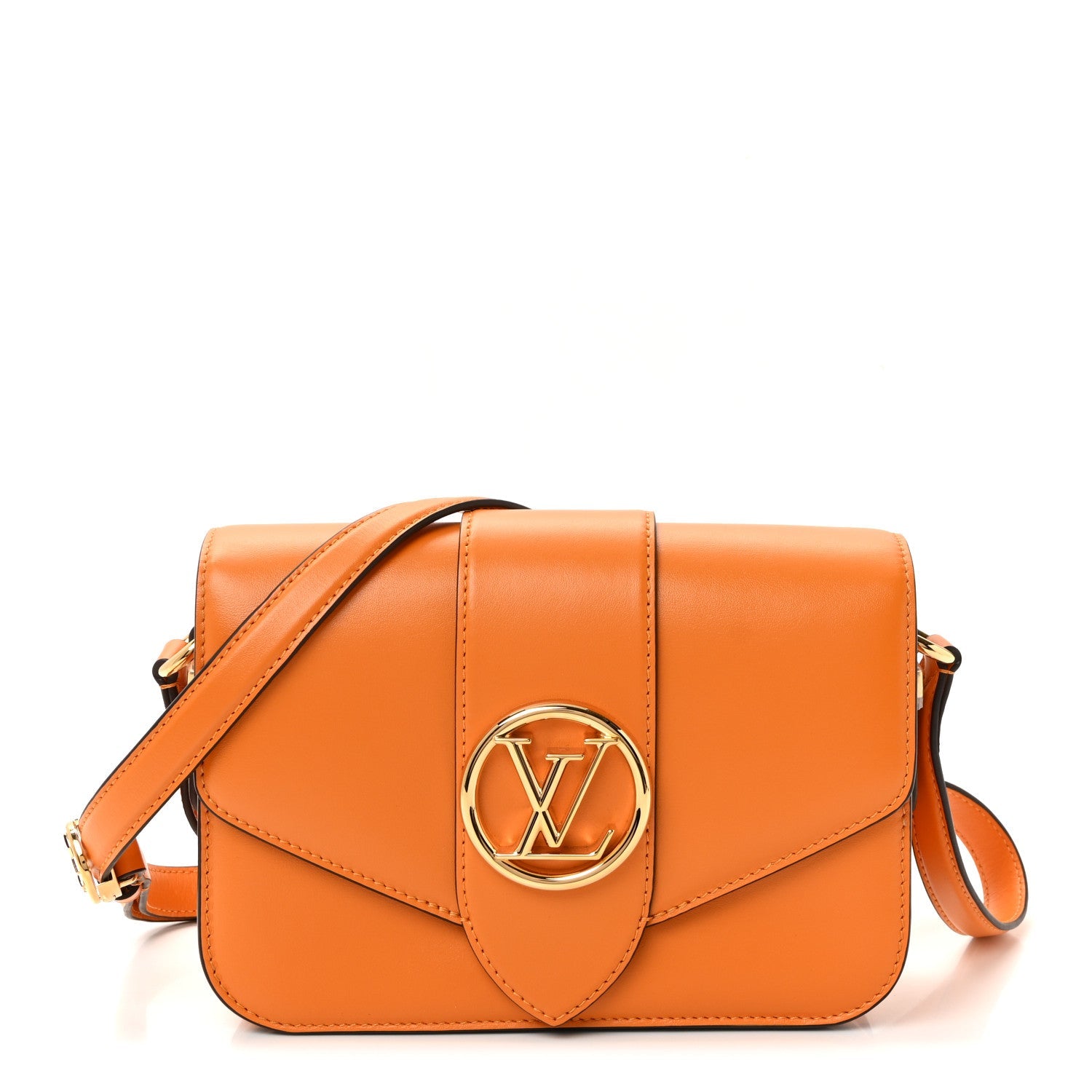 Smooth Calfskin LV Pont 9 Summer Gold