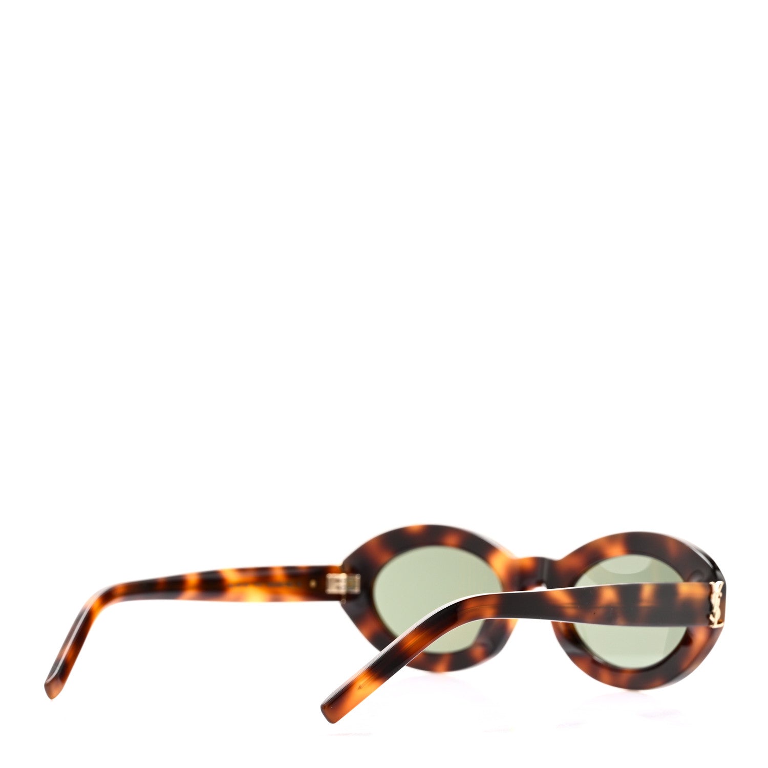 Acetate Oval Sunglasses SL M136 Medium Havana