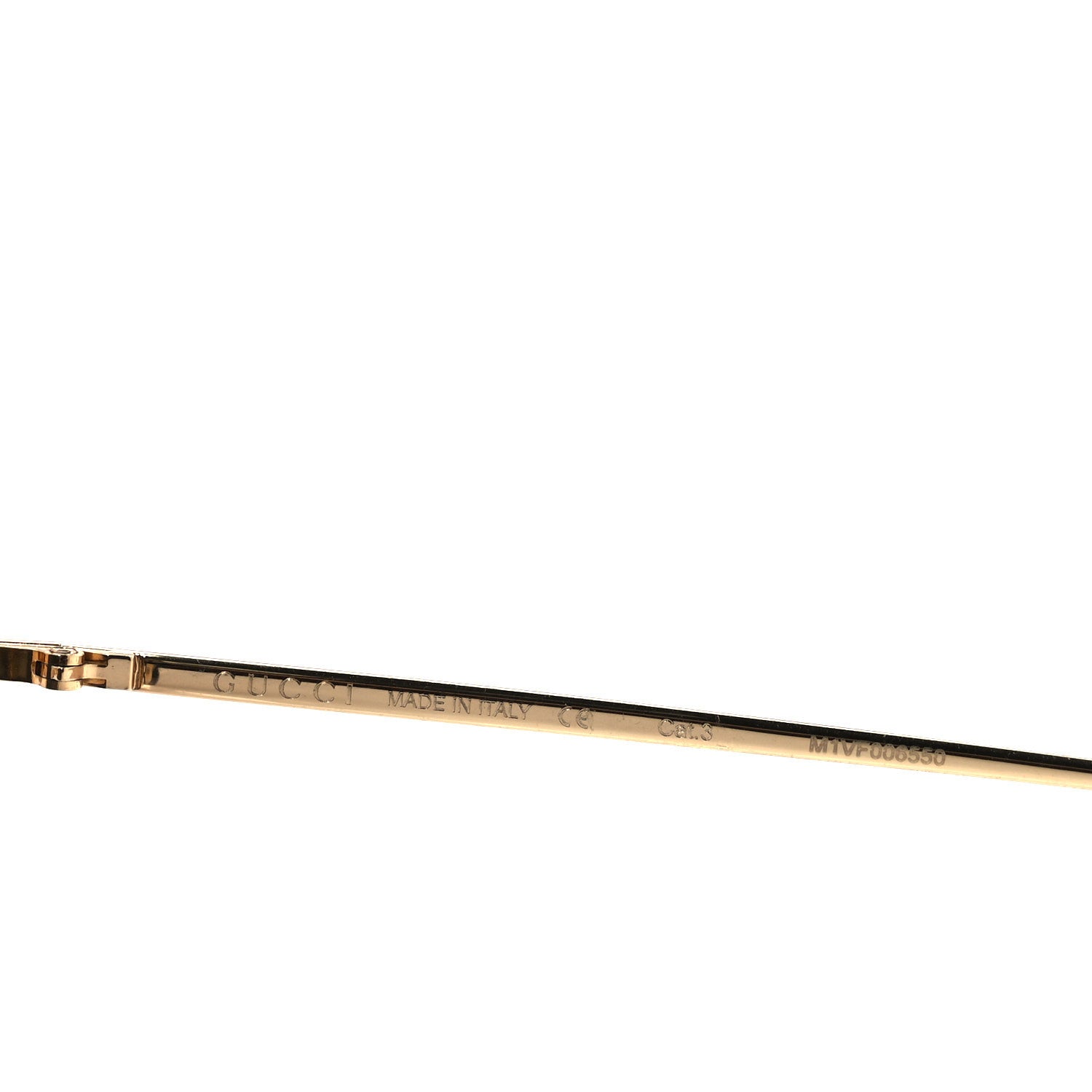 Square Frame GG0437SA Sunglasses Gold