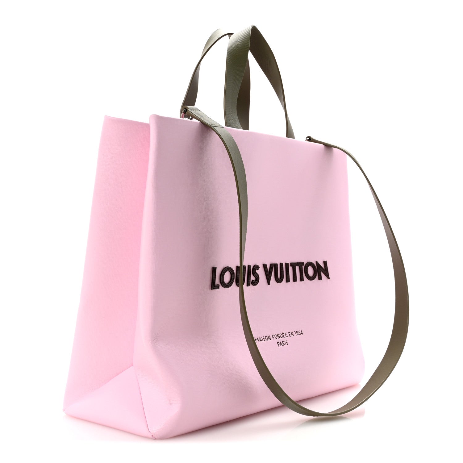 Cowhide Shopper Bag MM Candy Pink