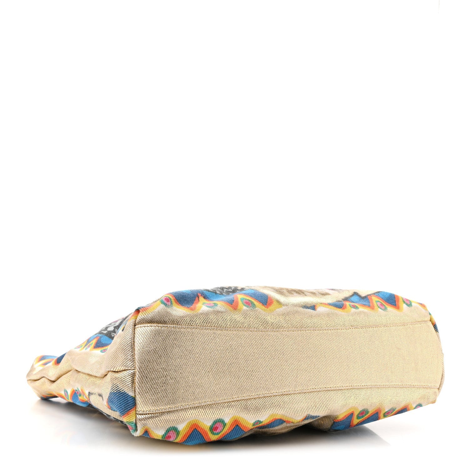 Graffiti Printed Canvas Street Spirit Tote Multicolor