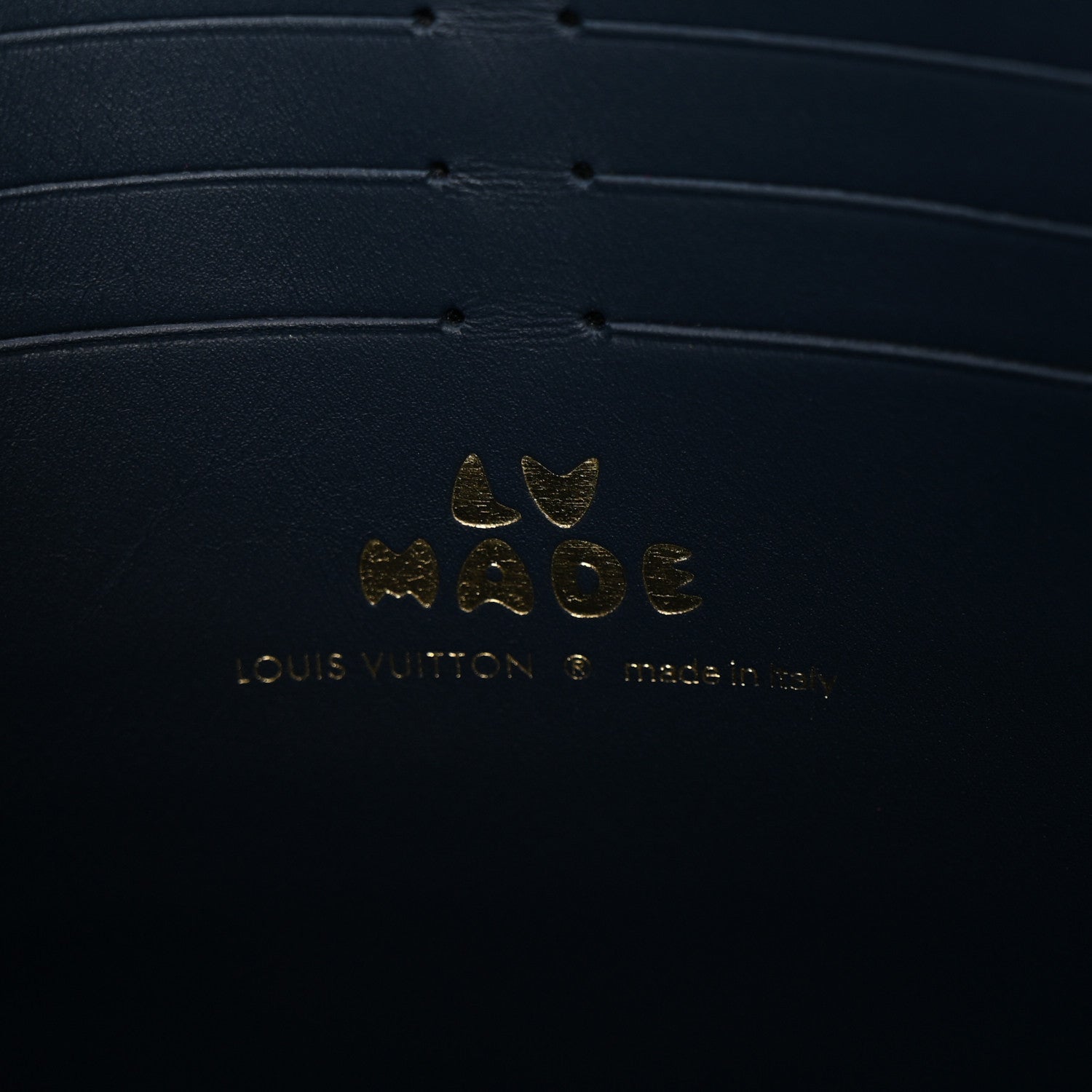 X NIGO Taurillon Monogram Denim Drip Pochette Voyage MM Blue