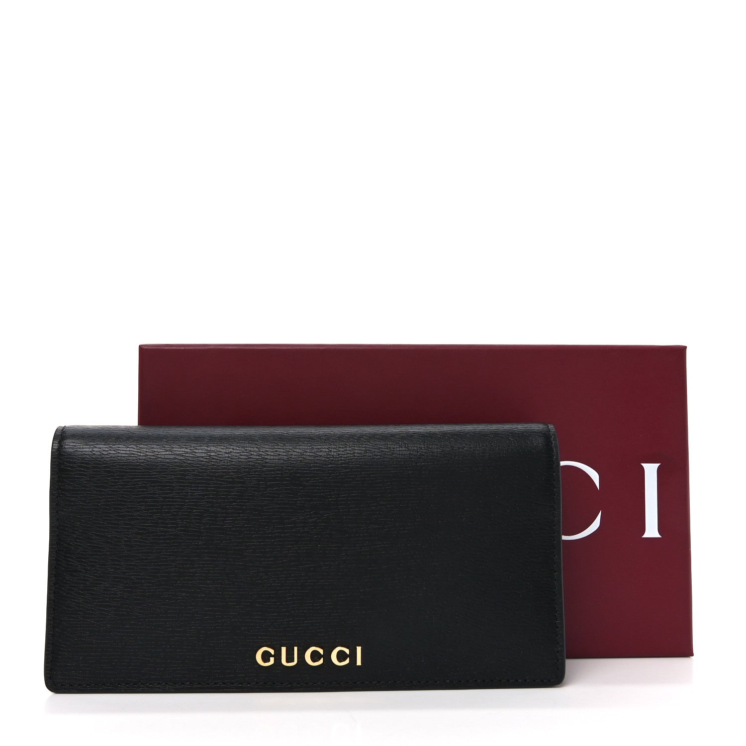 New Shanghai Calfskin Continental Wallet Black