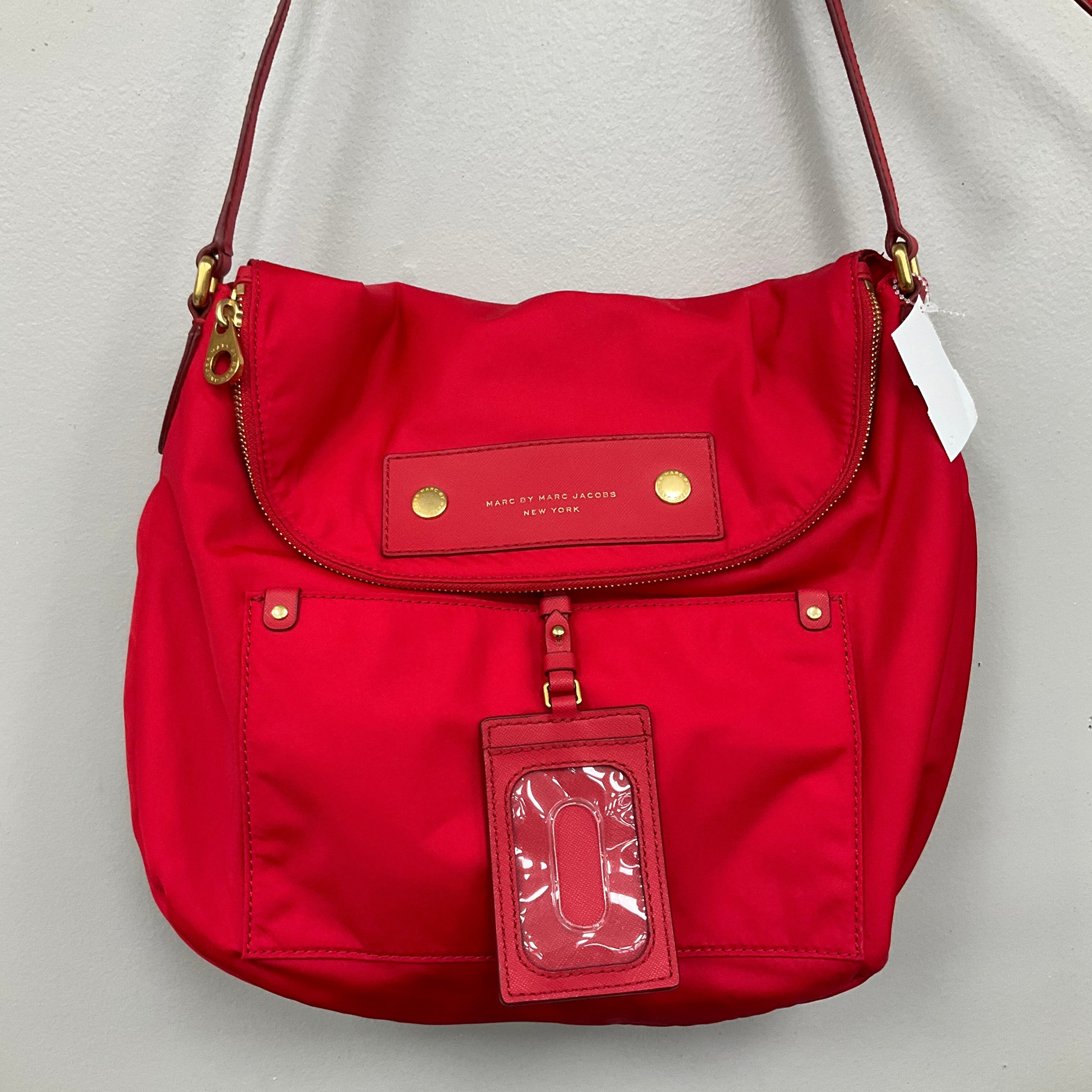 Crossbody Designer By Marc By Marc Jacobs In Red, Size:Large