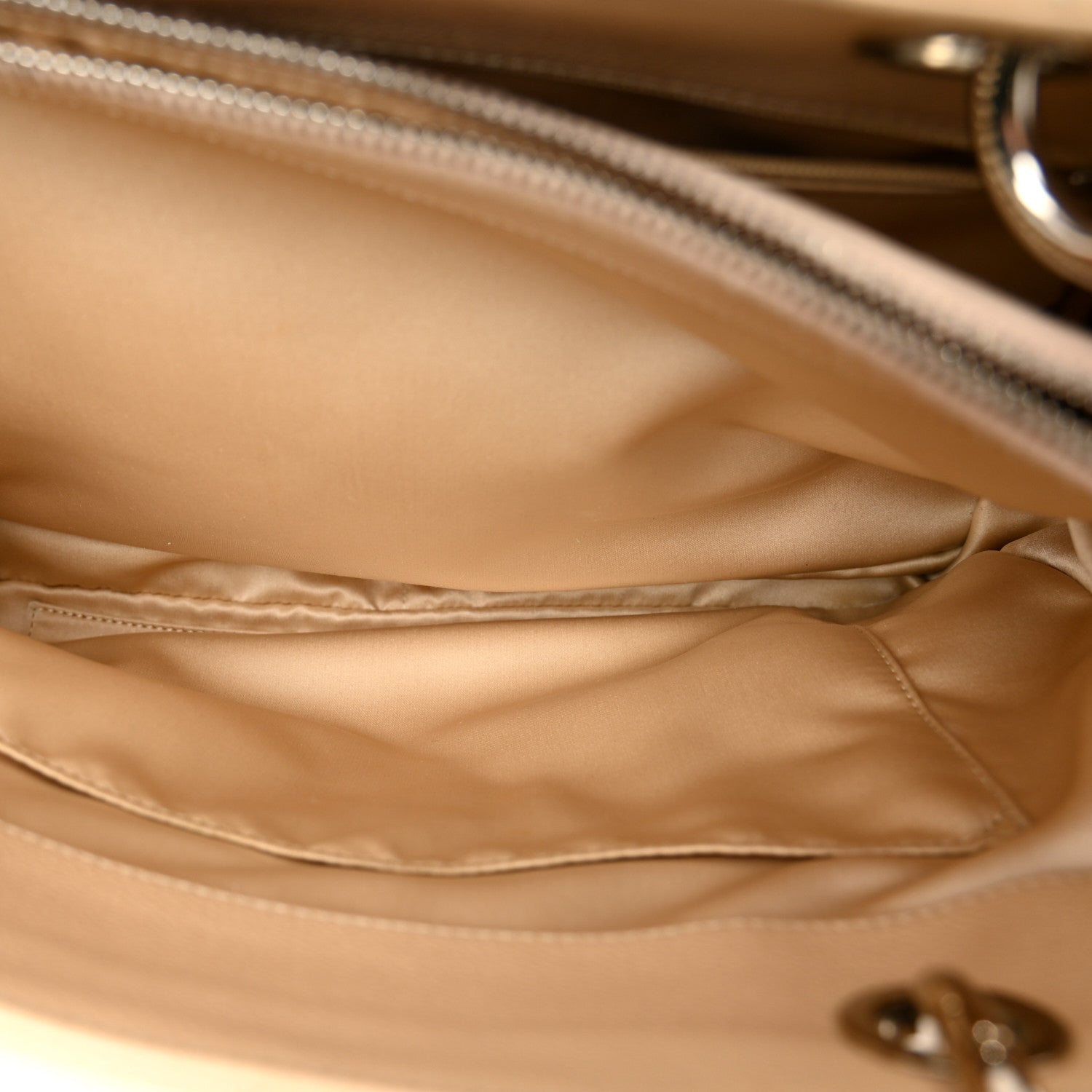 Caviar Quilted Grand Shopping Tote GST Beige