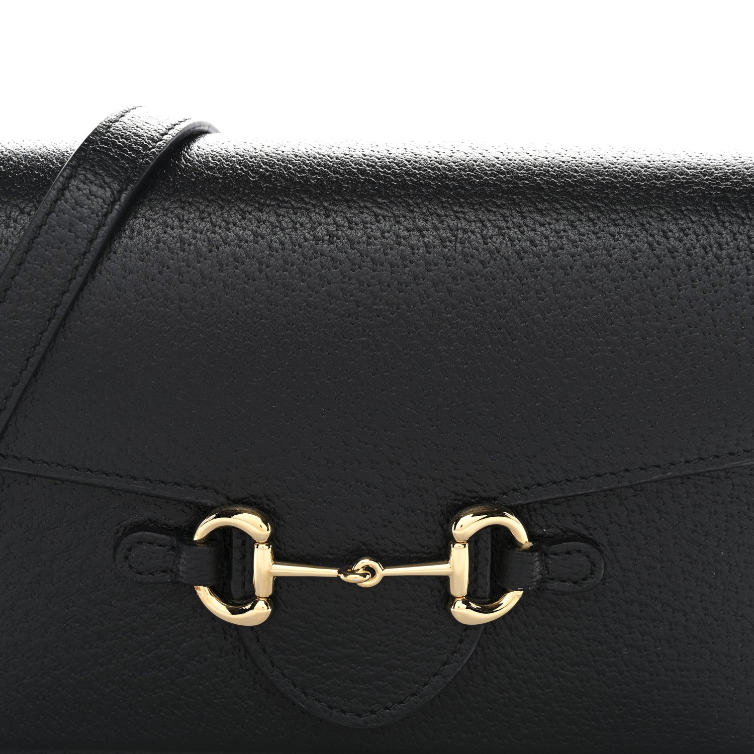 Calfskin Horsebit 1955 Shoulder Bag Black