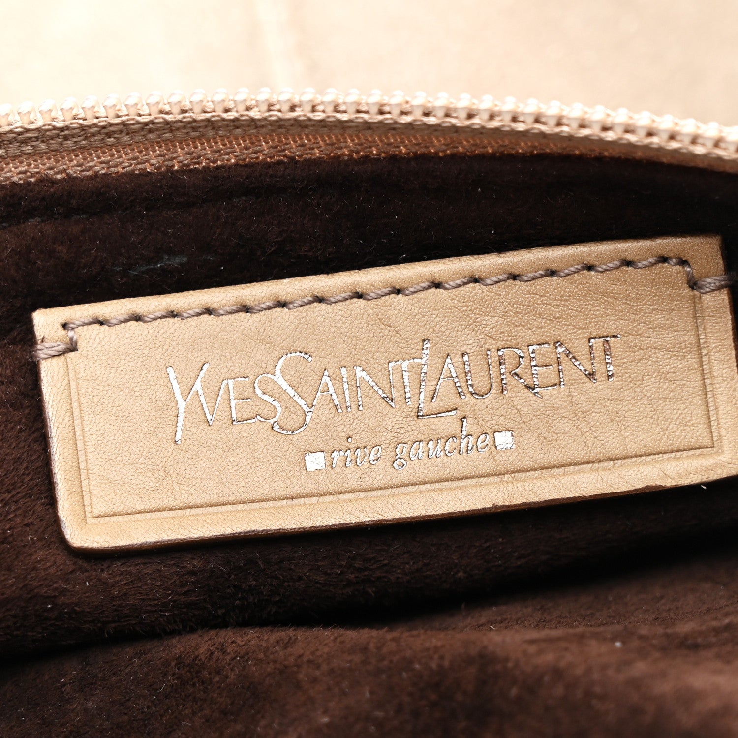 Suede Calfskin Small Hobo Beige