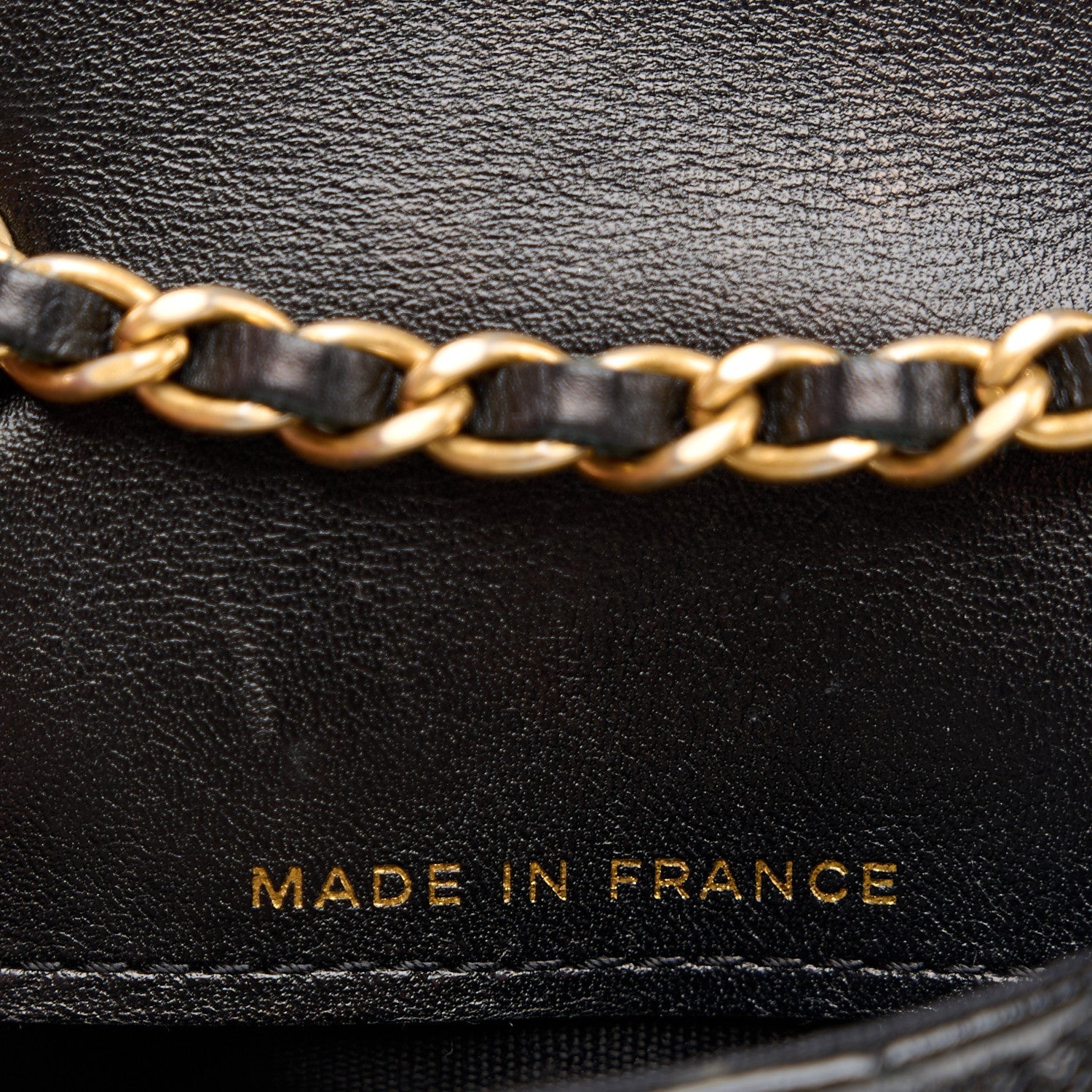 Shiny Aged Calfskin Quilted Waist Belt Bag Black