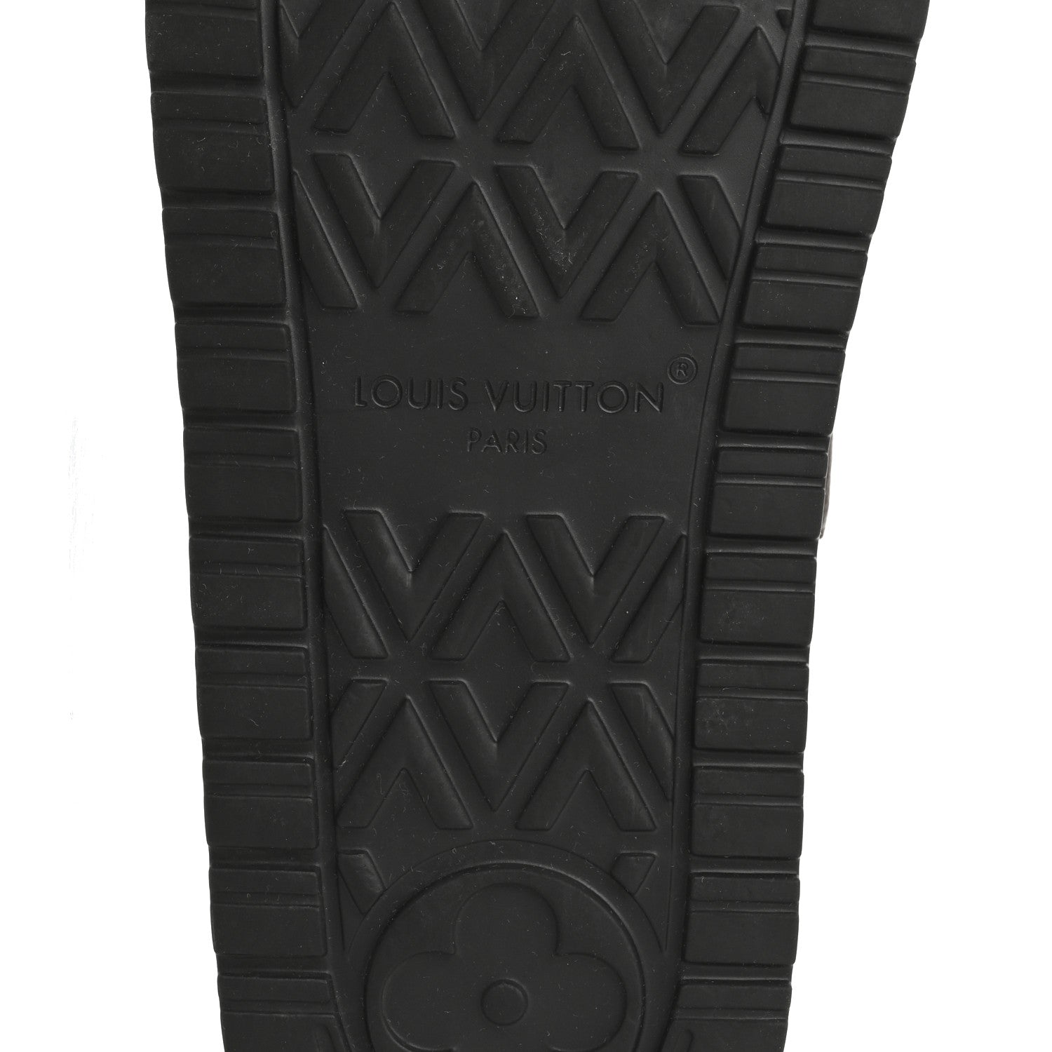 Monogram LV Sunset Comfort Flat Sandals 37.5 Cacao Brown