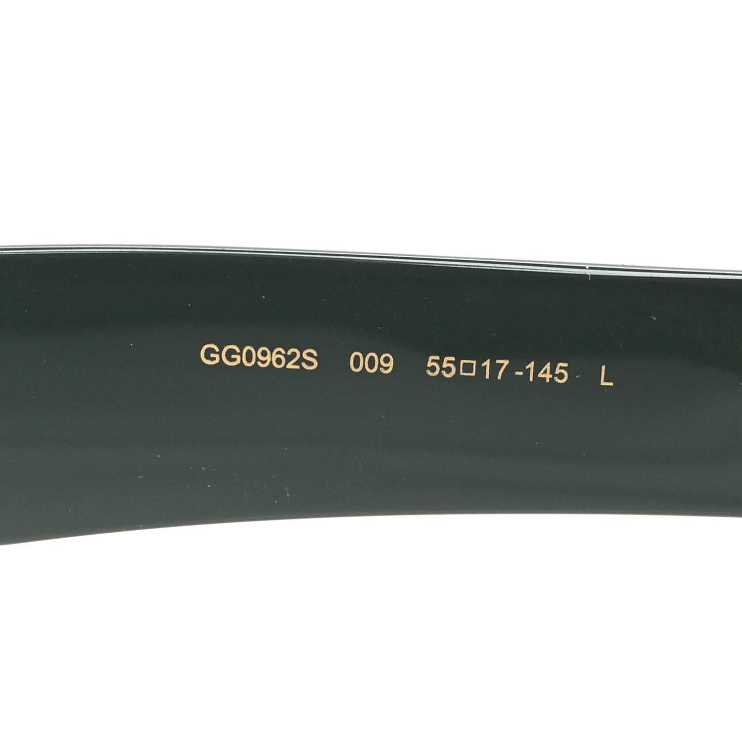 Acetate Rectangle Sunglasses GG0962S Black Khaki
