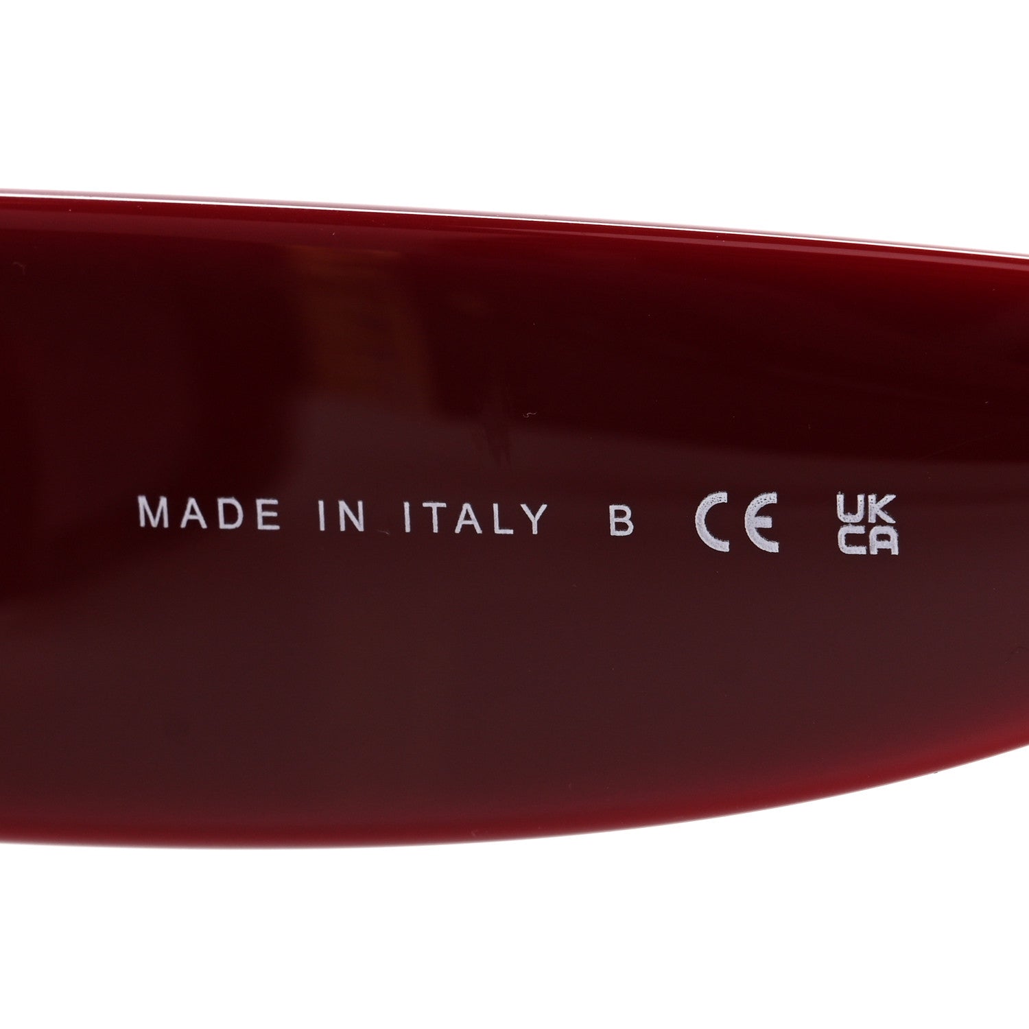 Acetate Rectangle Sunglasses 5534 Red