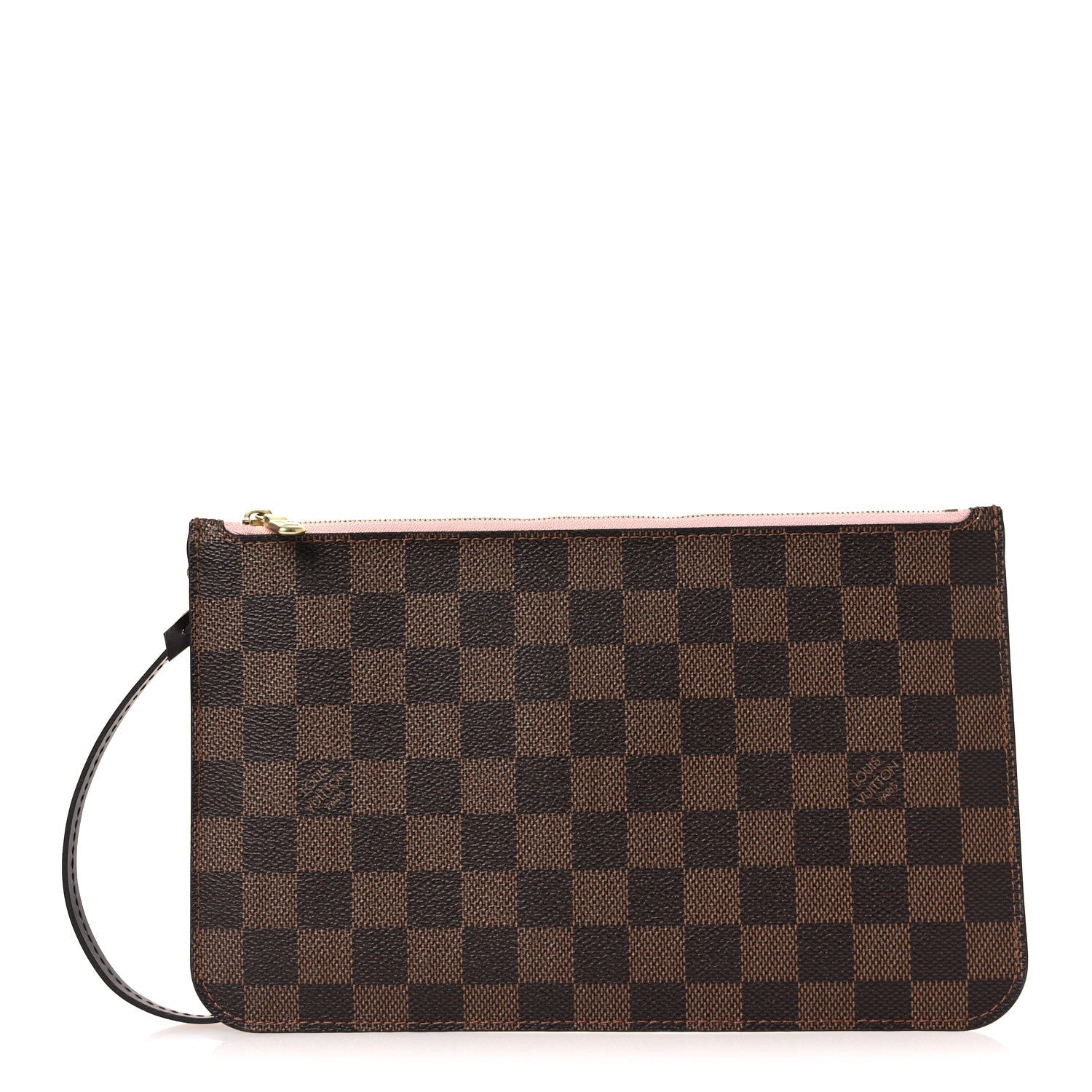 Damier Ebene Neverfull MM GM Pochette Rose Ballerine