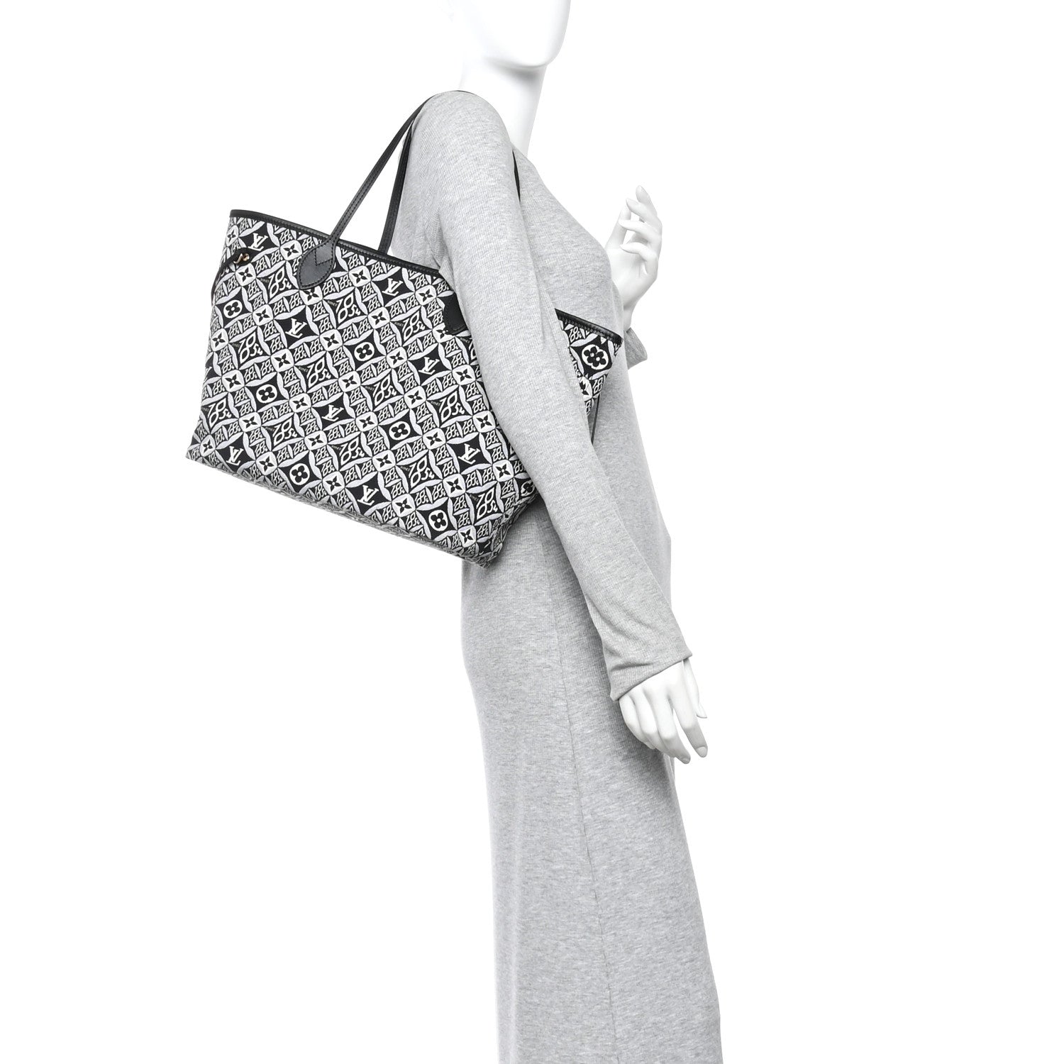 Jacquard Since 1854 Neverfull MM Grey