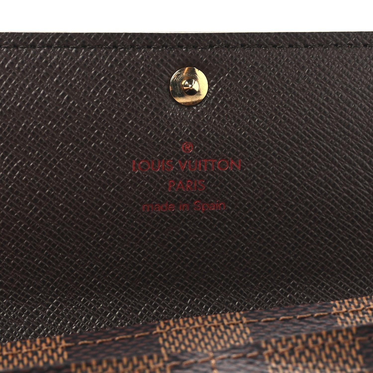 Damier Ebene Sarah Wallet