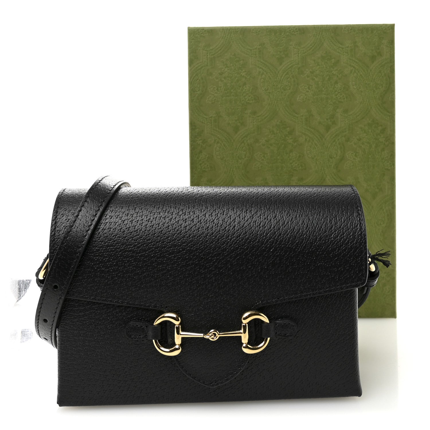 Calfskin Horsebit 1955 Shoulder Bag Black
