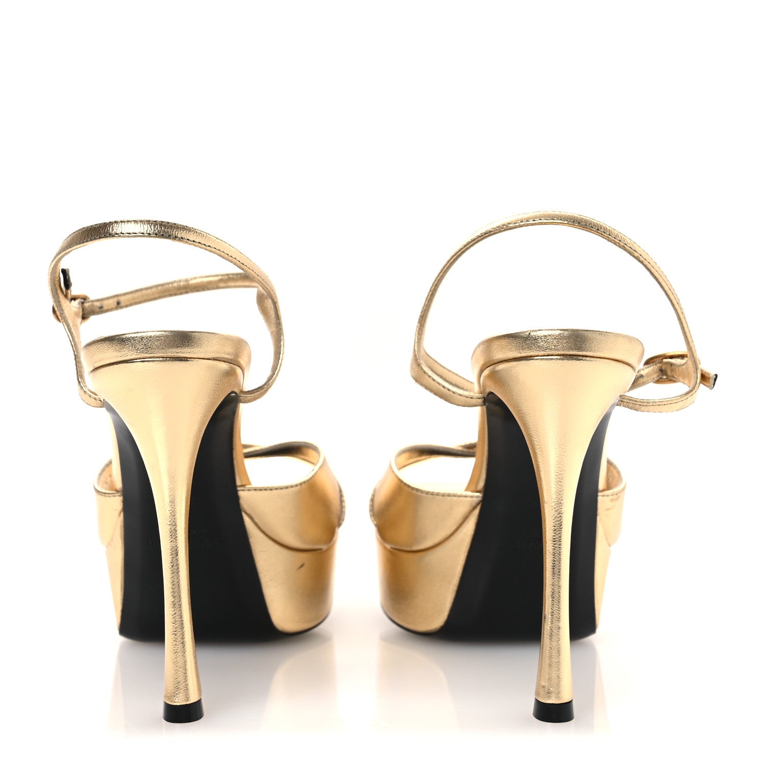 Metallic Debbie Platform Sandal 37.5 Gold