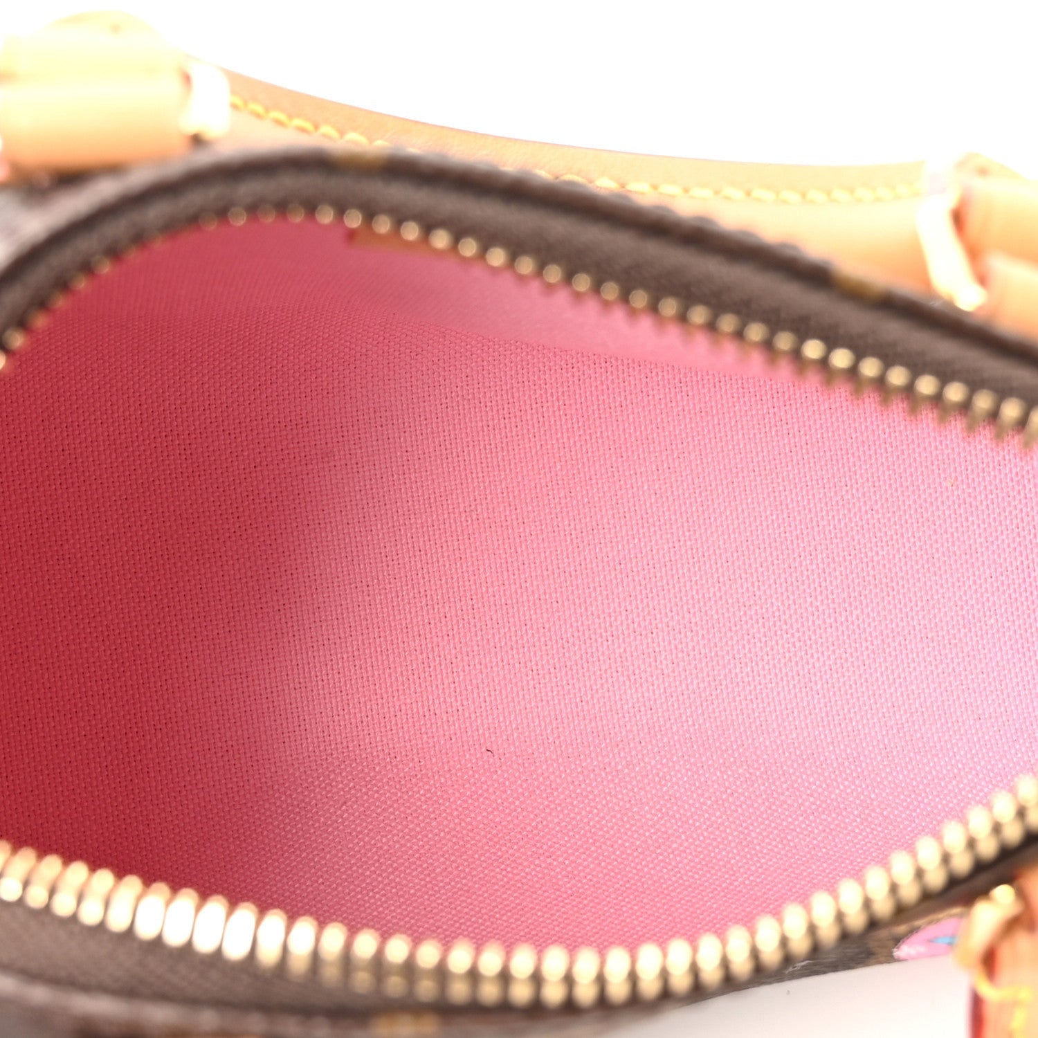 Monogram Vivienne Ice Skating Nano Speedy Bandouliere Pink