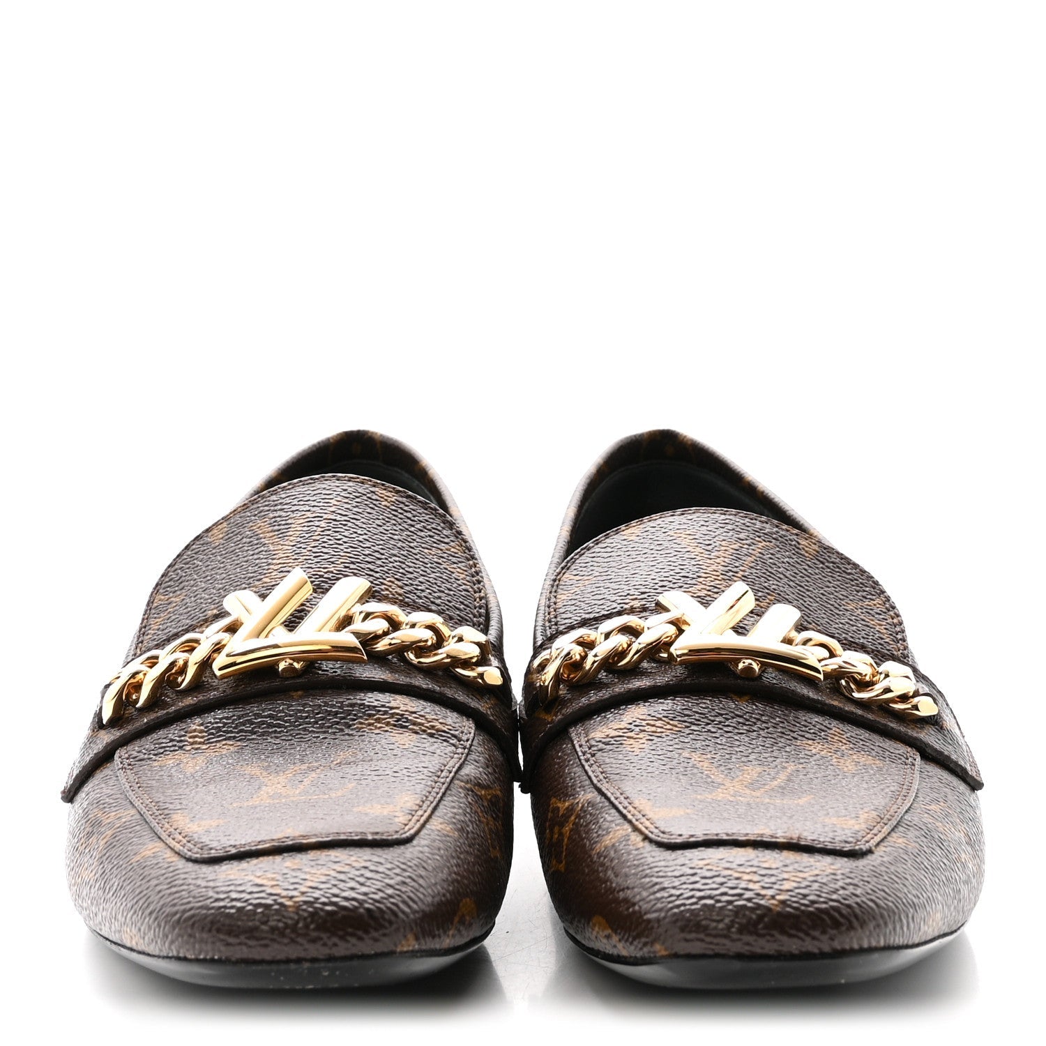 Monogram Upper Case Flat Loafer 38.5