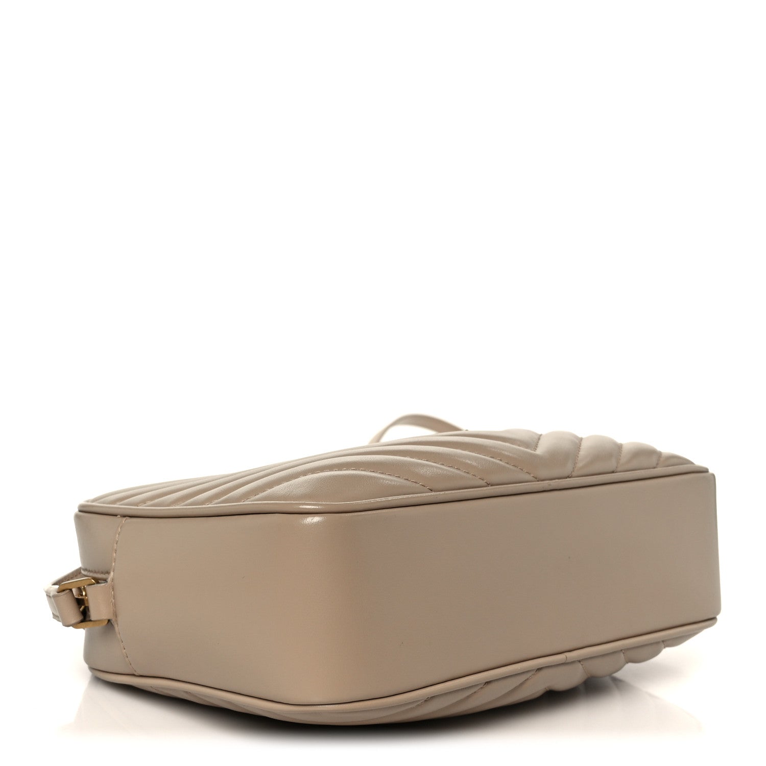 Calfskin Matelasse Monogram Lou Camera Bag Dark Beige