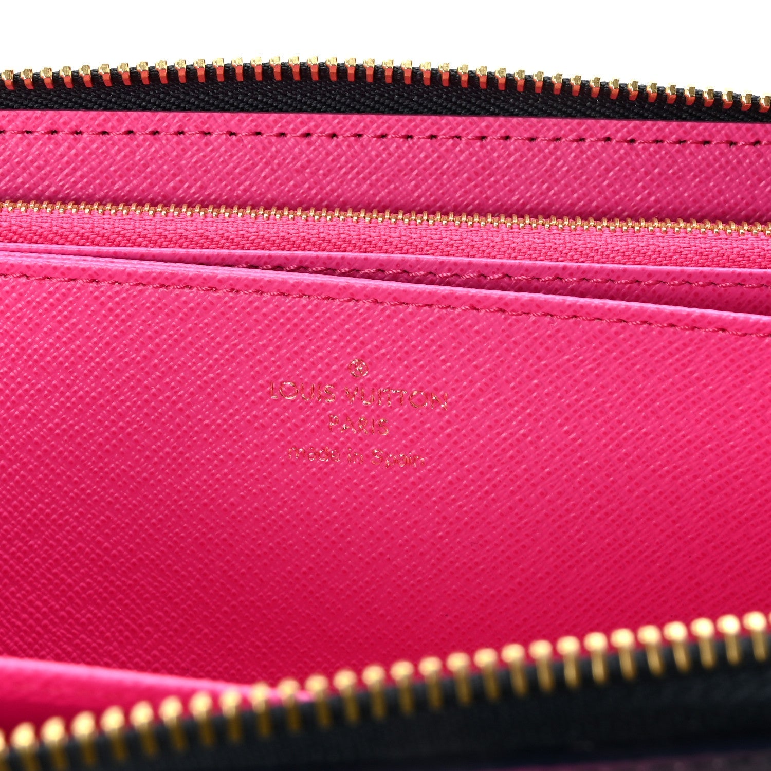 Monogram Giant Spring In The City Zippy Wallet Midnight Fuchsia