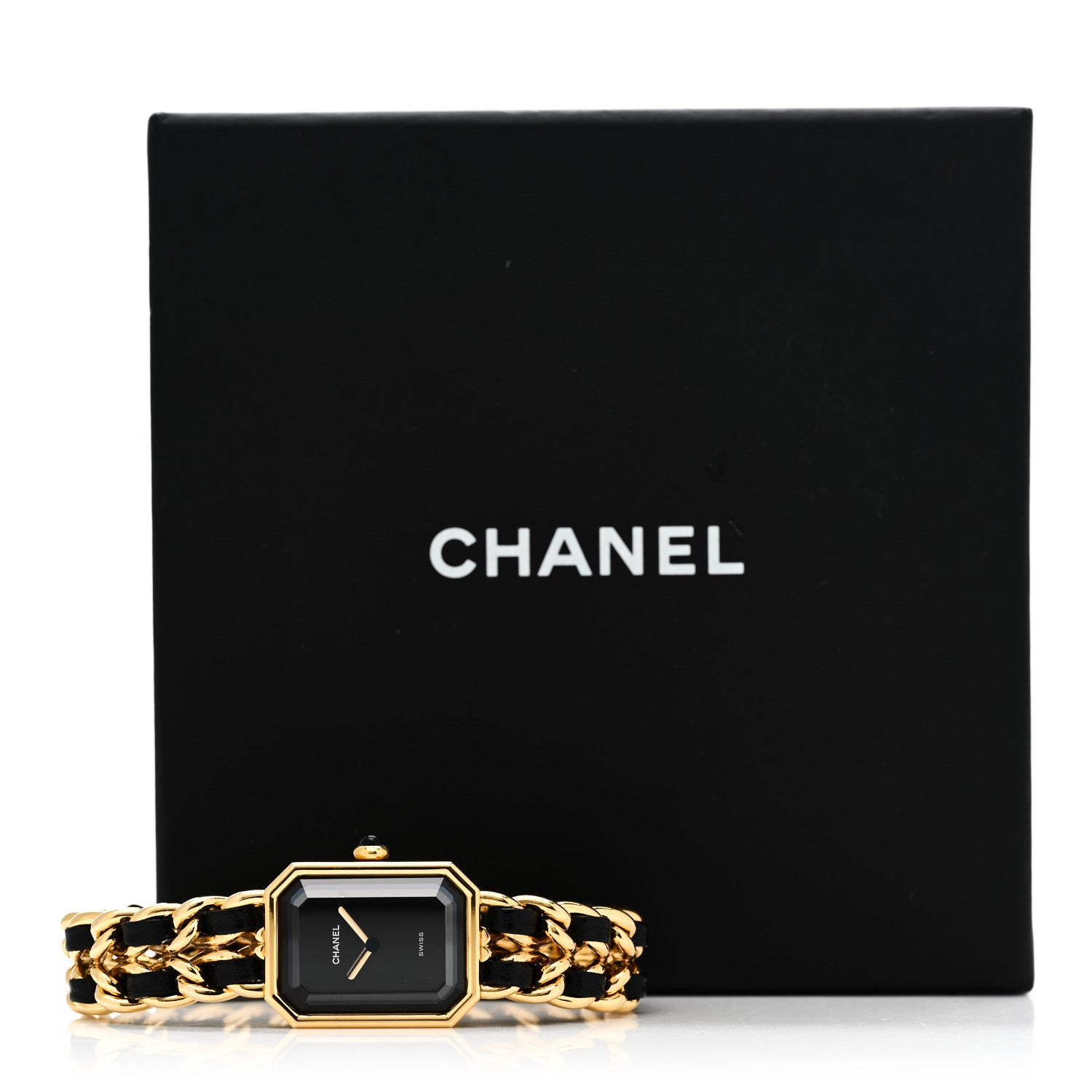 Stainless Steel Lambskin 20mm Chain Premiere Quartz Watch Gold L