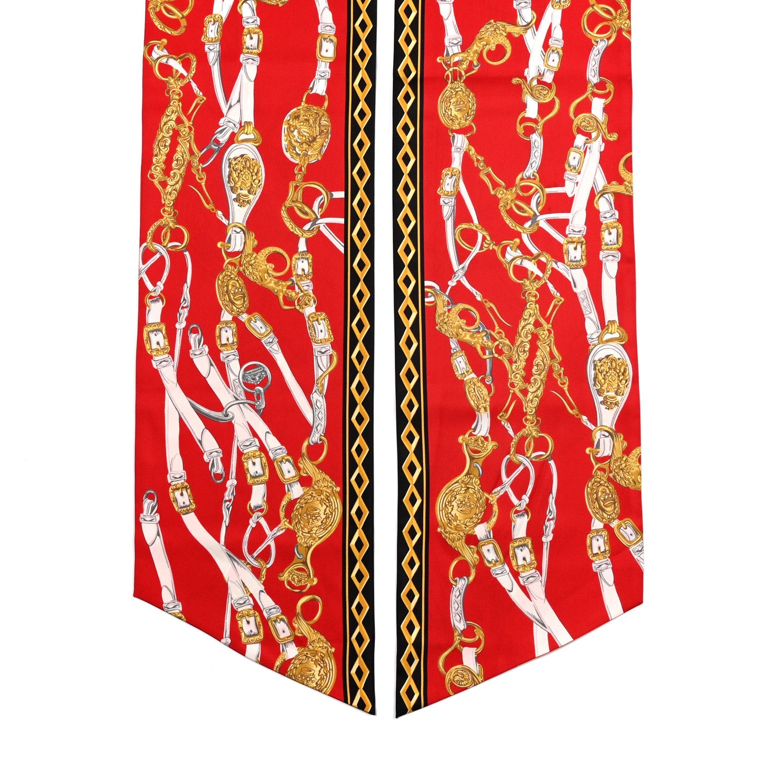 Silk Brides De Gala Maxi Twilly Capucine Rouge Vieil Or