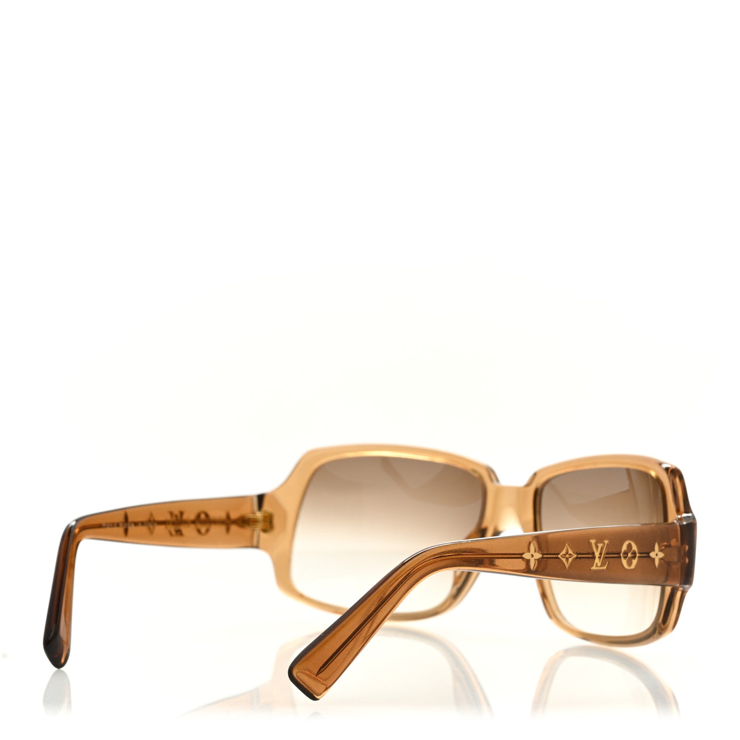 Acetate Obsession Carre Sunglasses Z0025W Glitter Honey