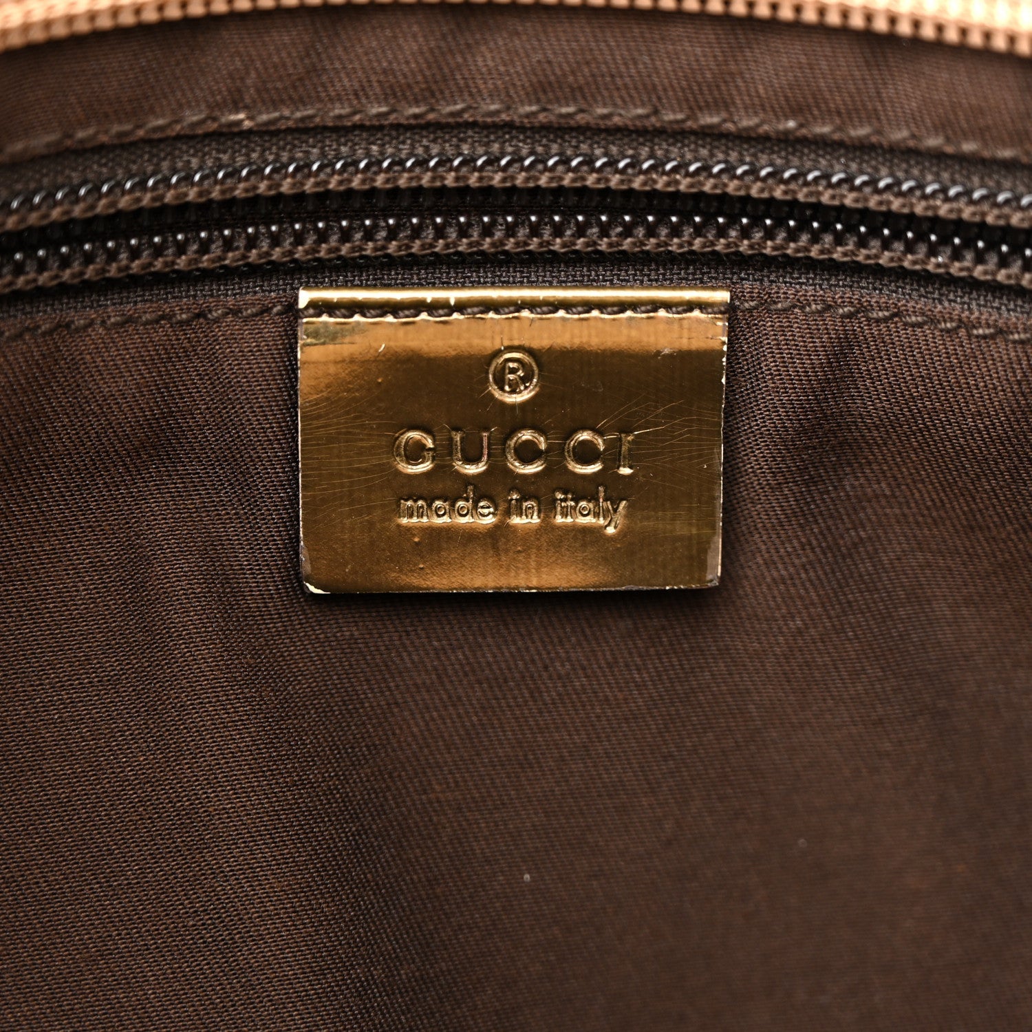 Metallic Monogram Web Small Flat Messenger Crossbody Pink Gold