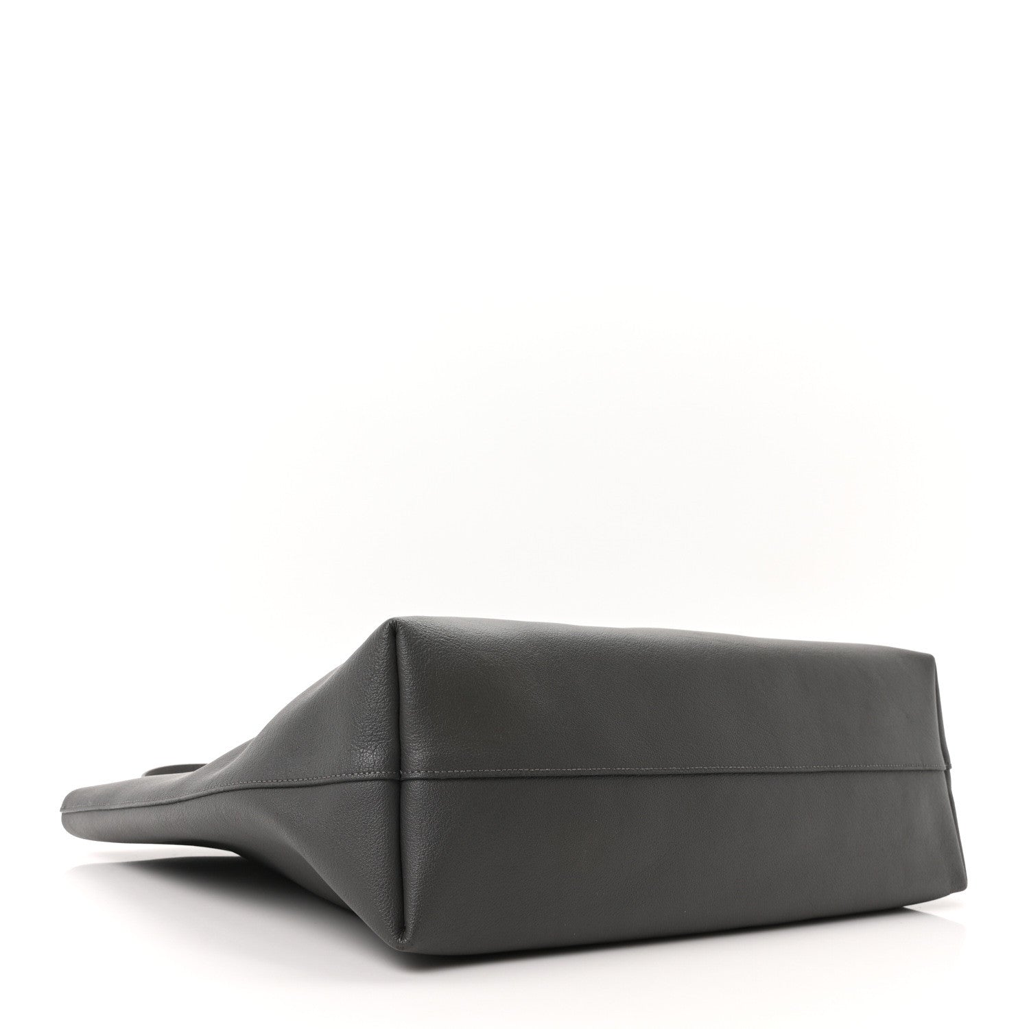 Calfskin Large Shopping Tote Earth