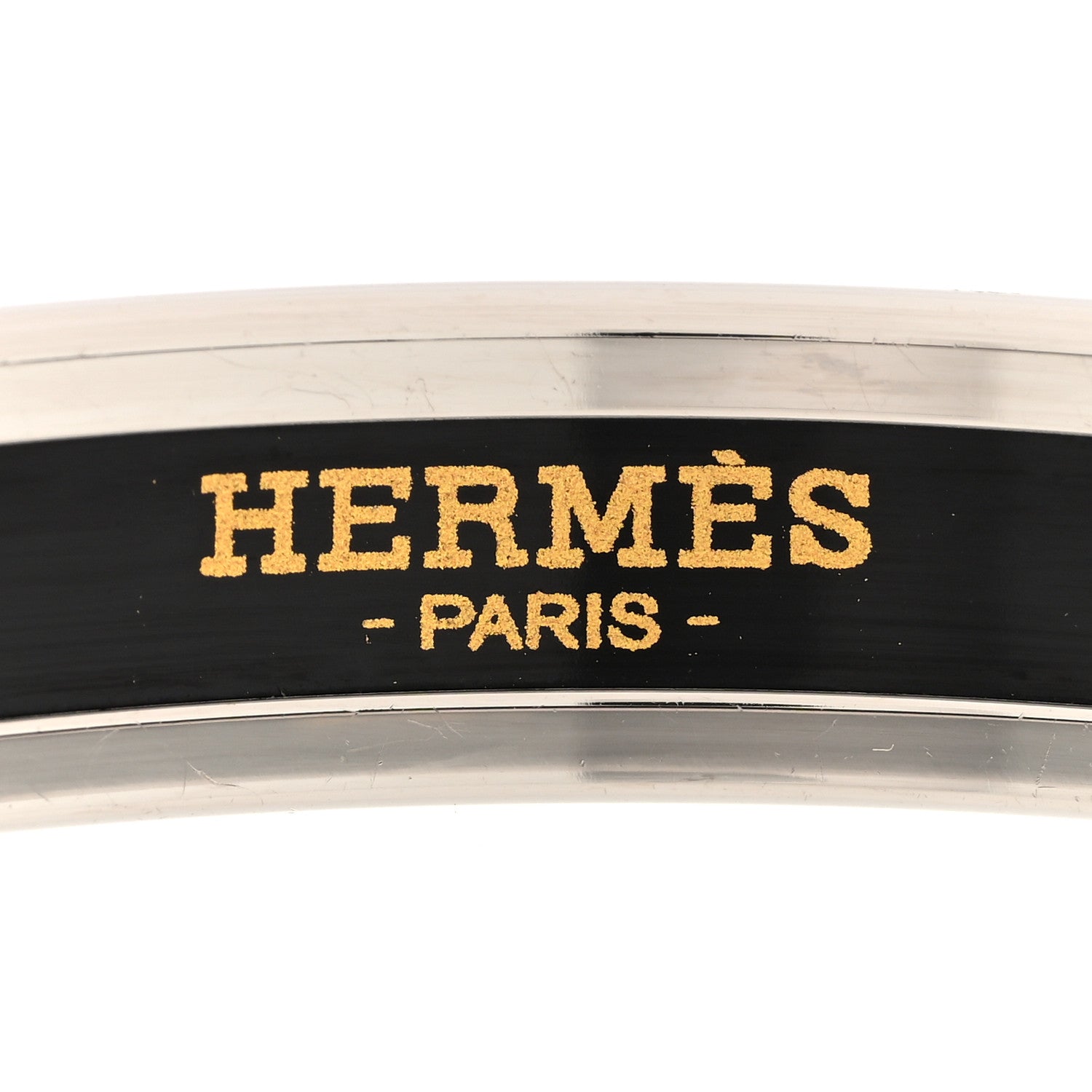 Enamel Printed Narrow Caleche Bracelet 65 Rouge H