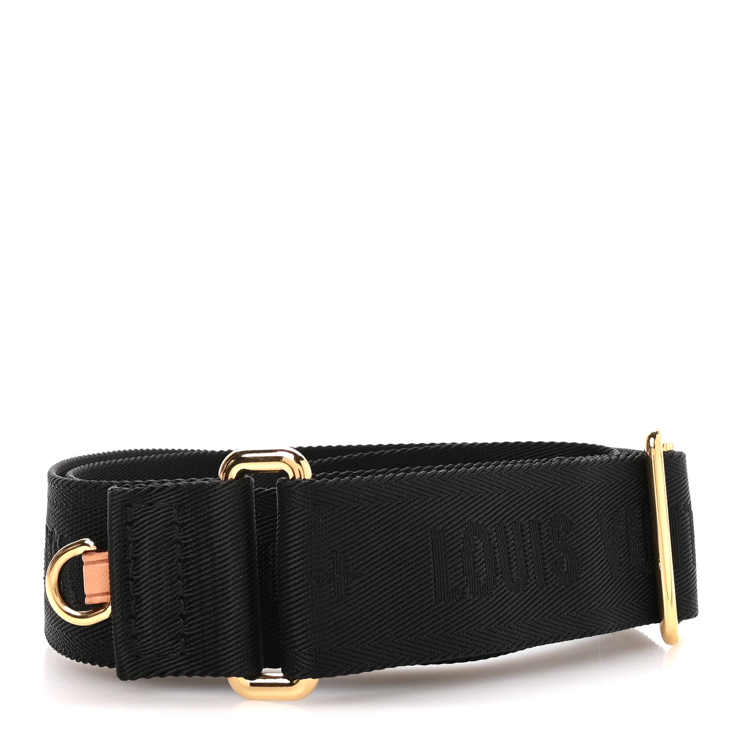Monogram Multi Pochette Accessories Bandouliere Shoulder Strap Black