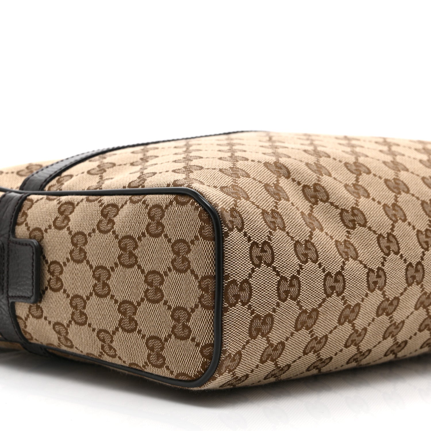 Monogram Dollar Calfskin Large Camera Case Beige Ebony Testa di Moro Marrone Scuro