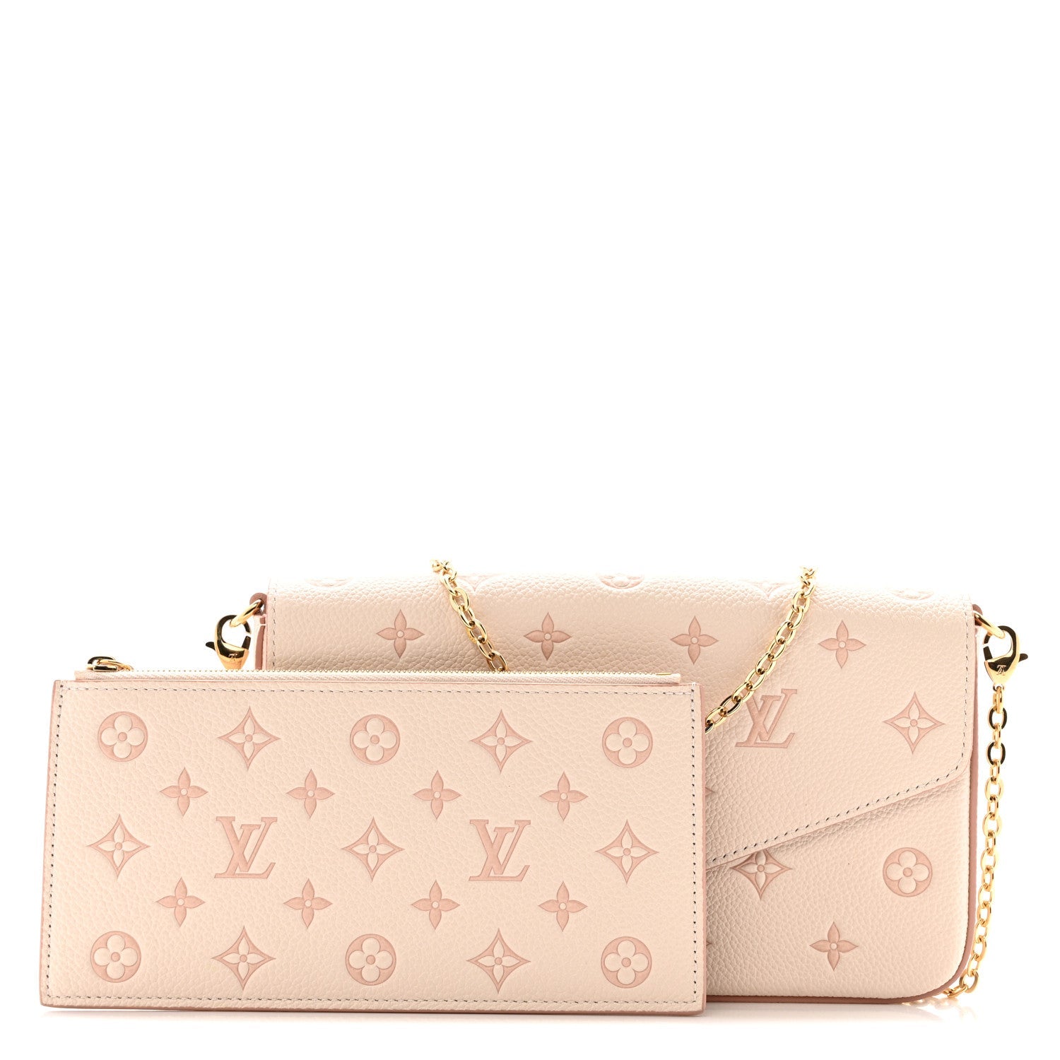 Empreinte Monogram Felicie Pochette Chain Wallet Eden