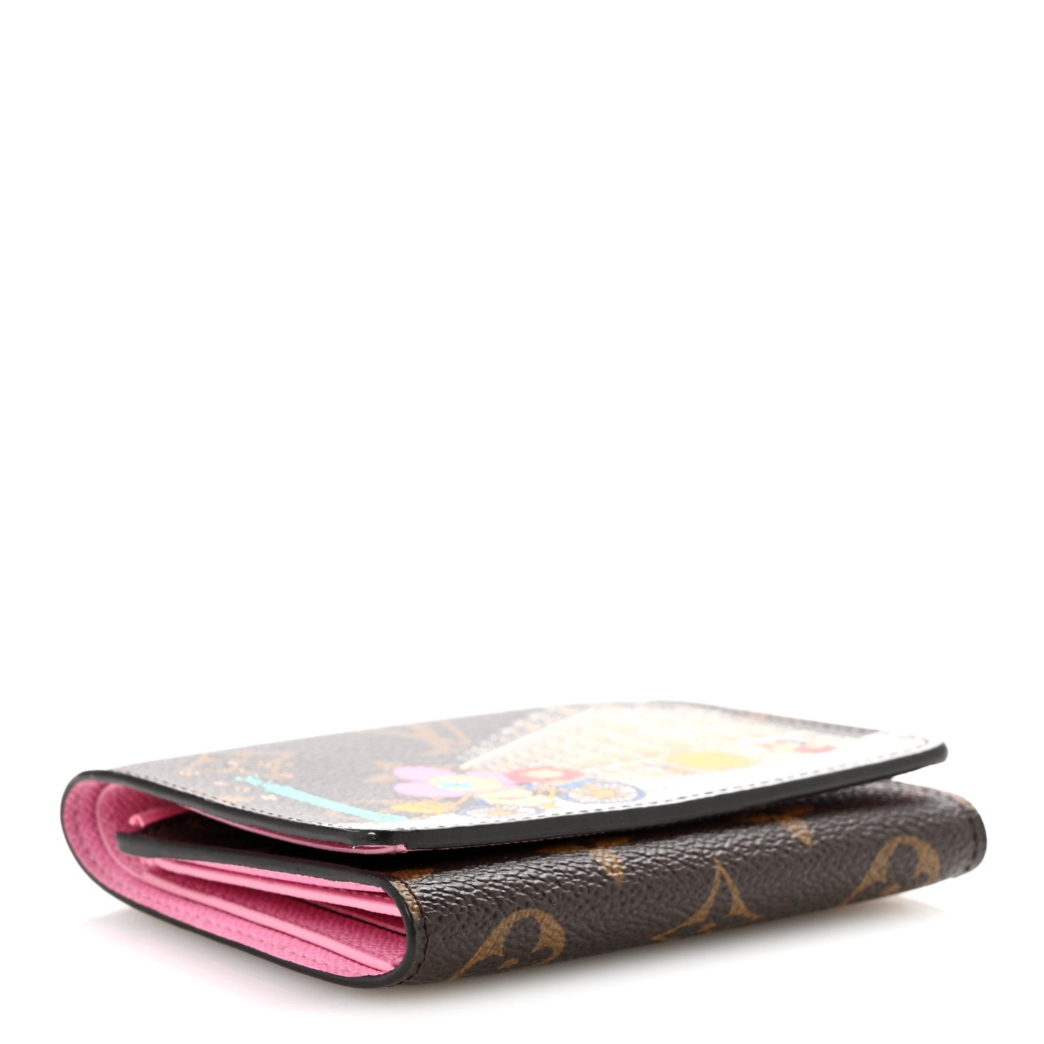 Monogram 2022 Christmas Animation Paris Victorine Wallet Pink