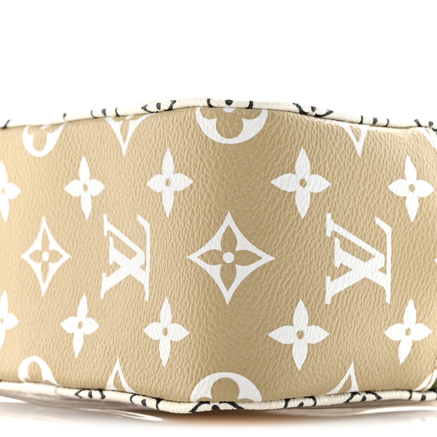 Monogram Giant Beach Pouch Kaki
