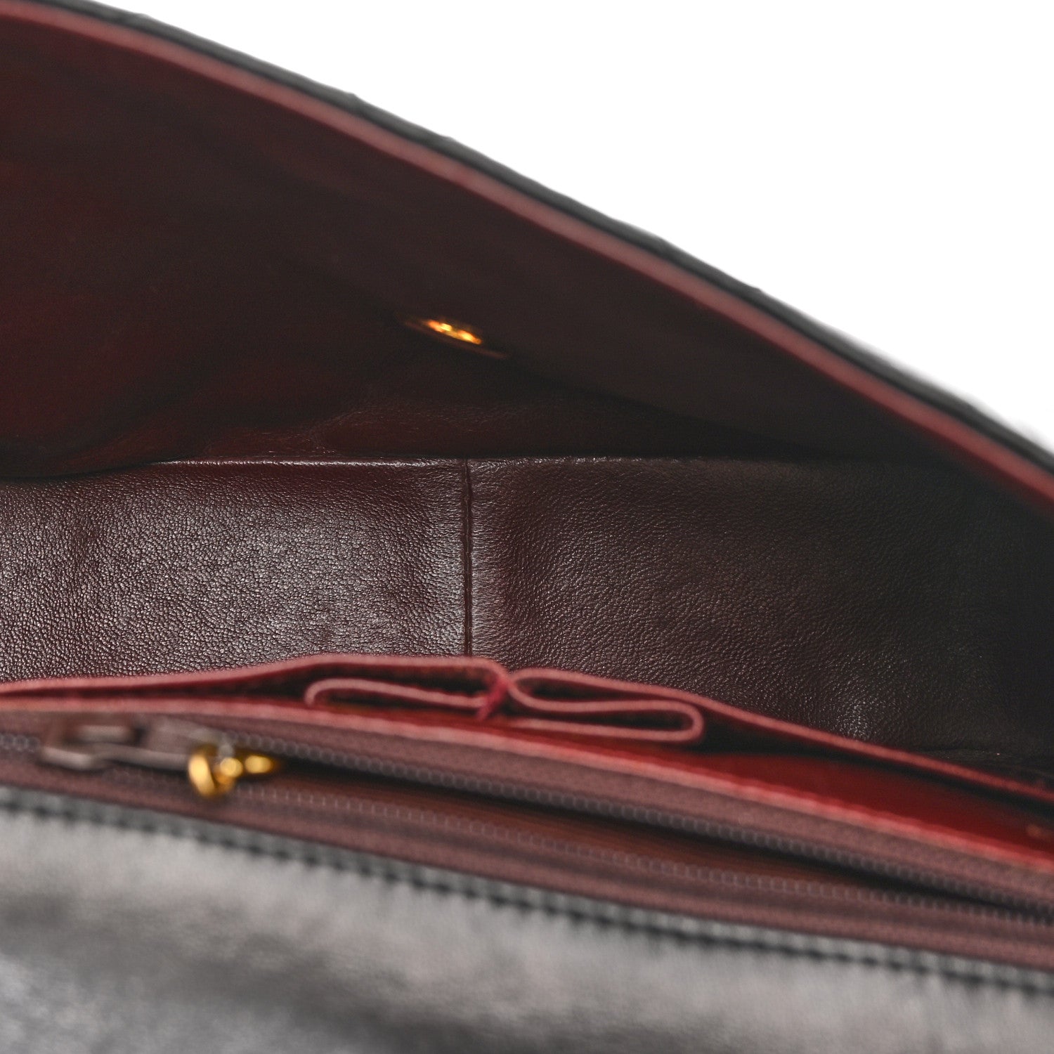 Lambskin Quilted Small Single Flap Black
