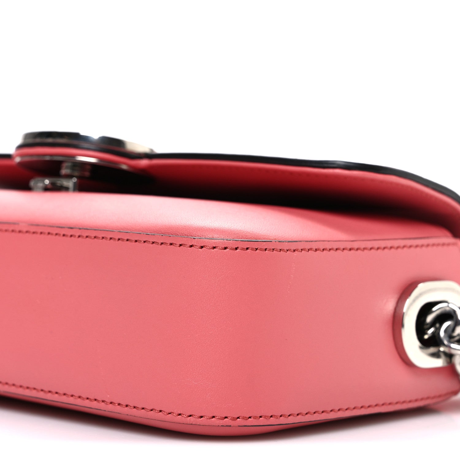 Senna Calfskin Petite GG Top Handle Shoulder Bag Pink