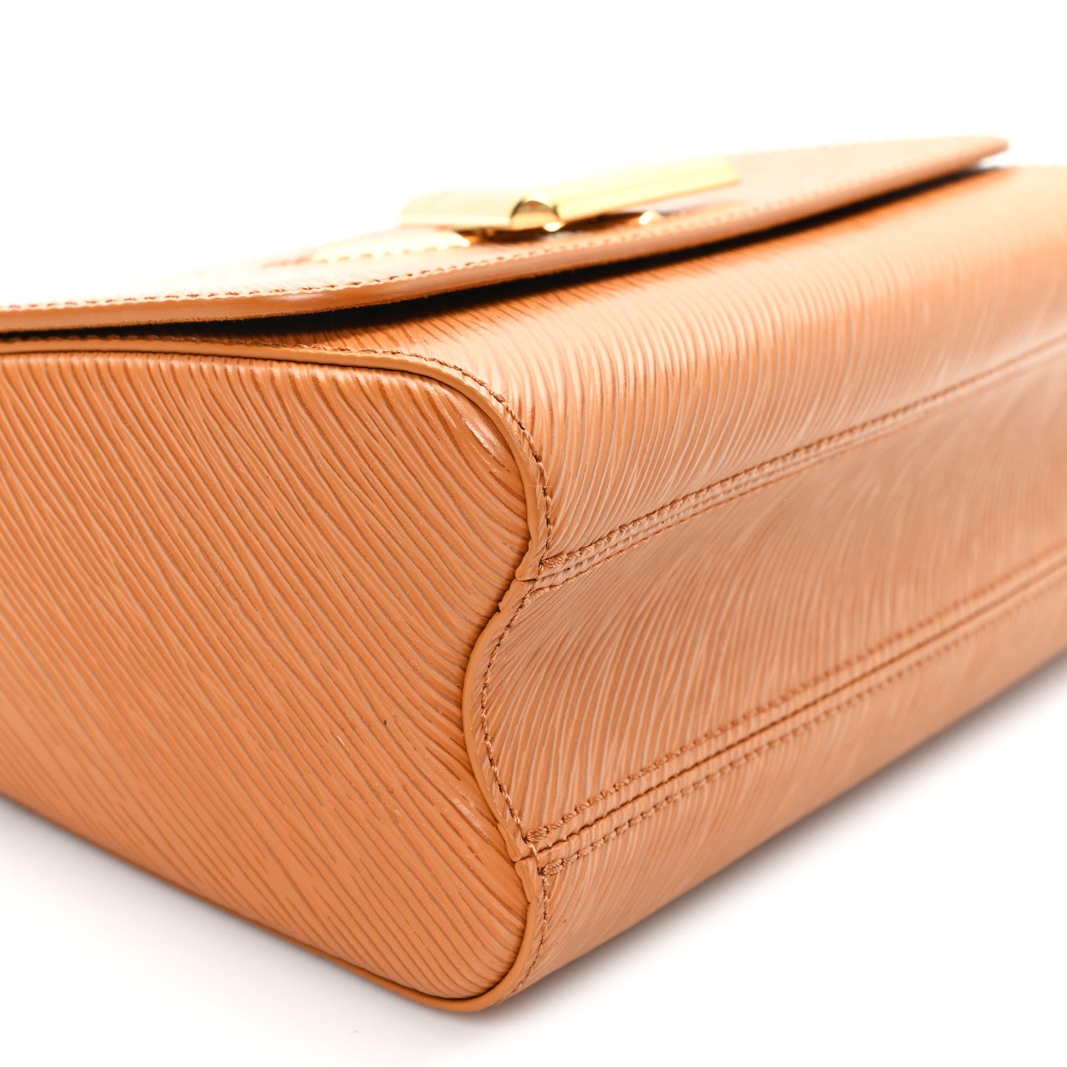 Epi Twist Shoulder Bag MM Gold Miel