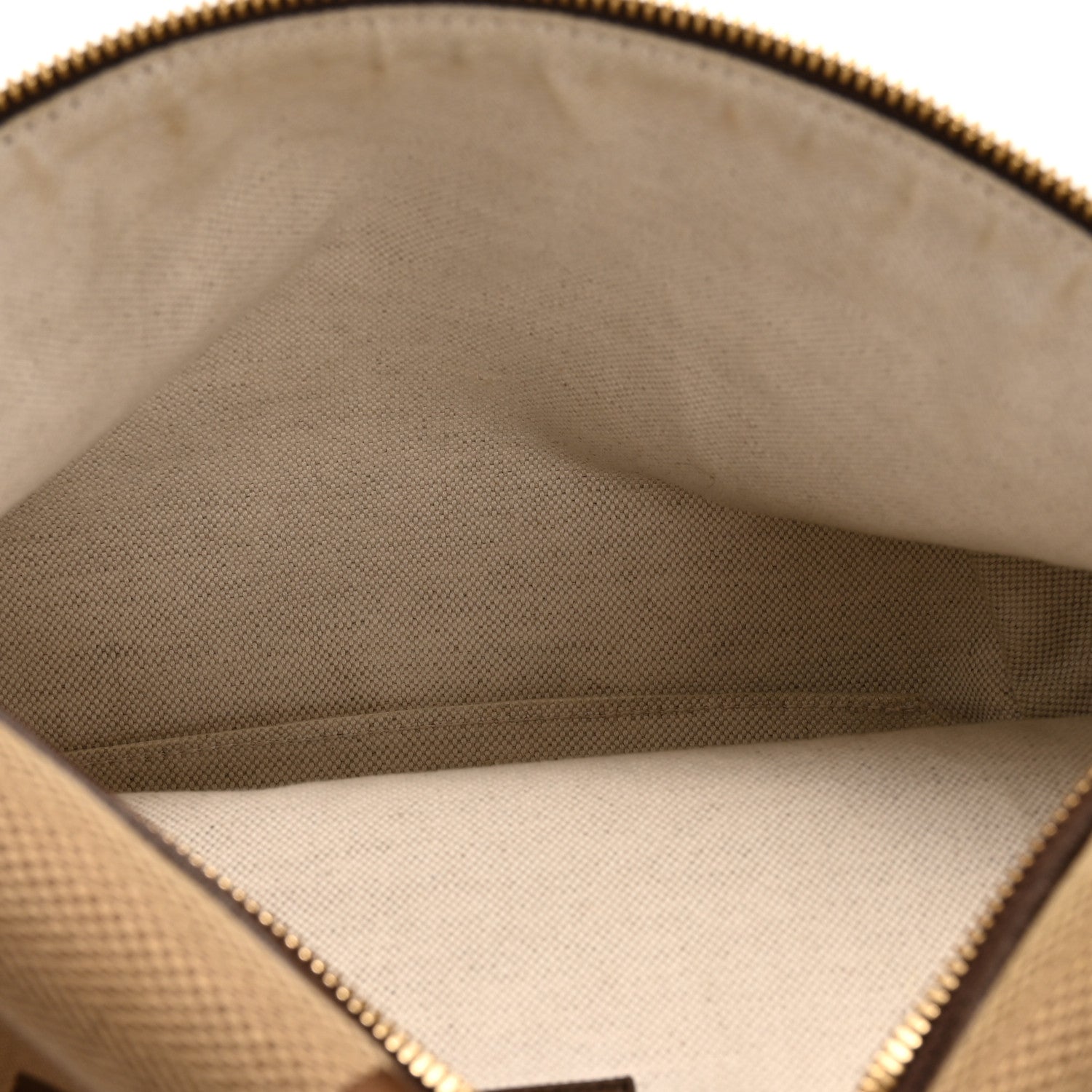 Monogram Jumbo GG Textured Dollar Calfskin Web Belt Bag Camel Ebony New Acero