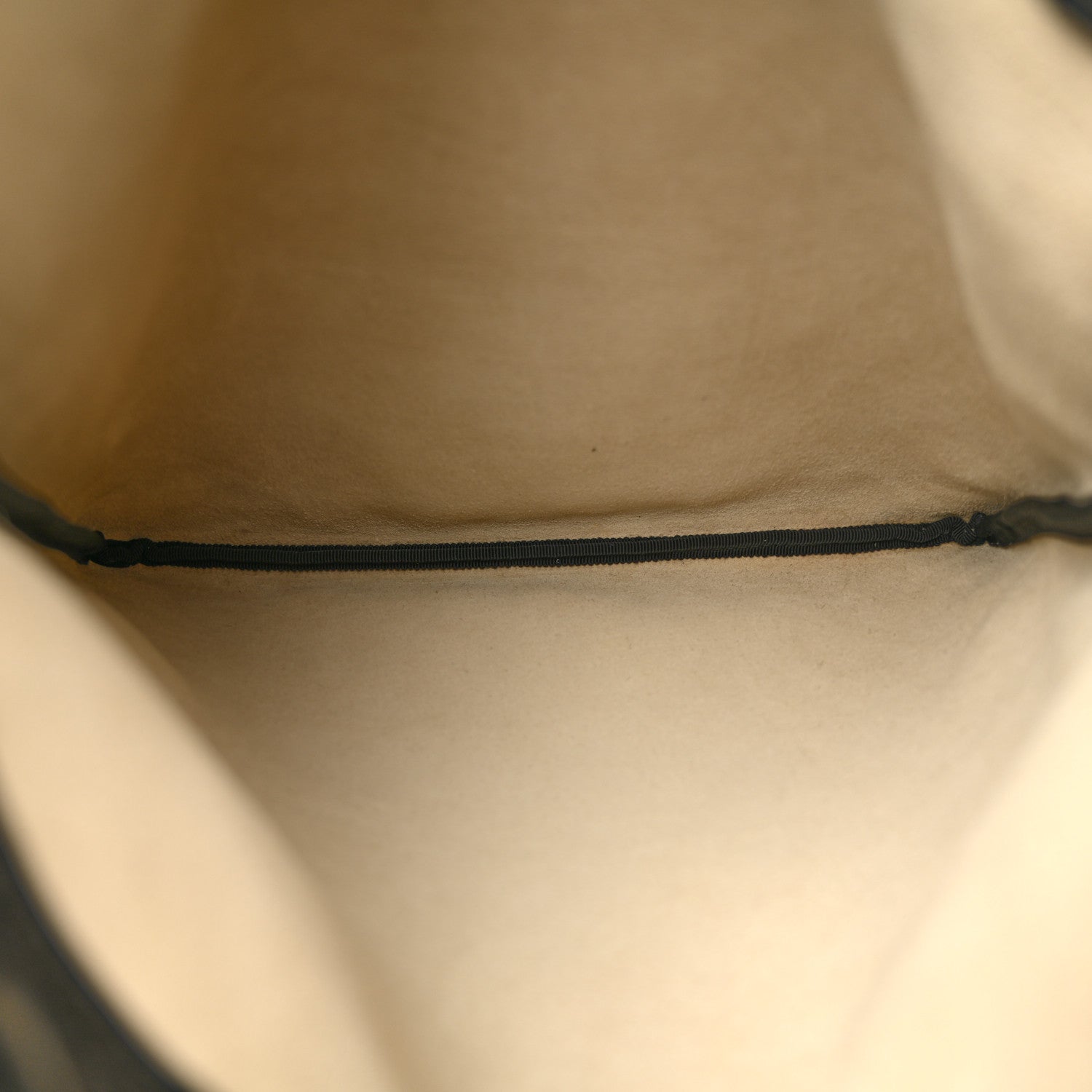 Calfskin Logo Drawstring Backpack Mystic White