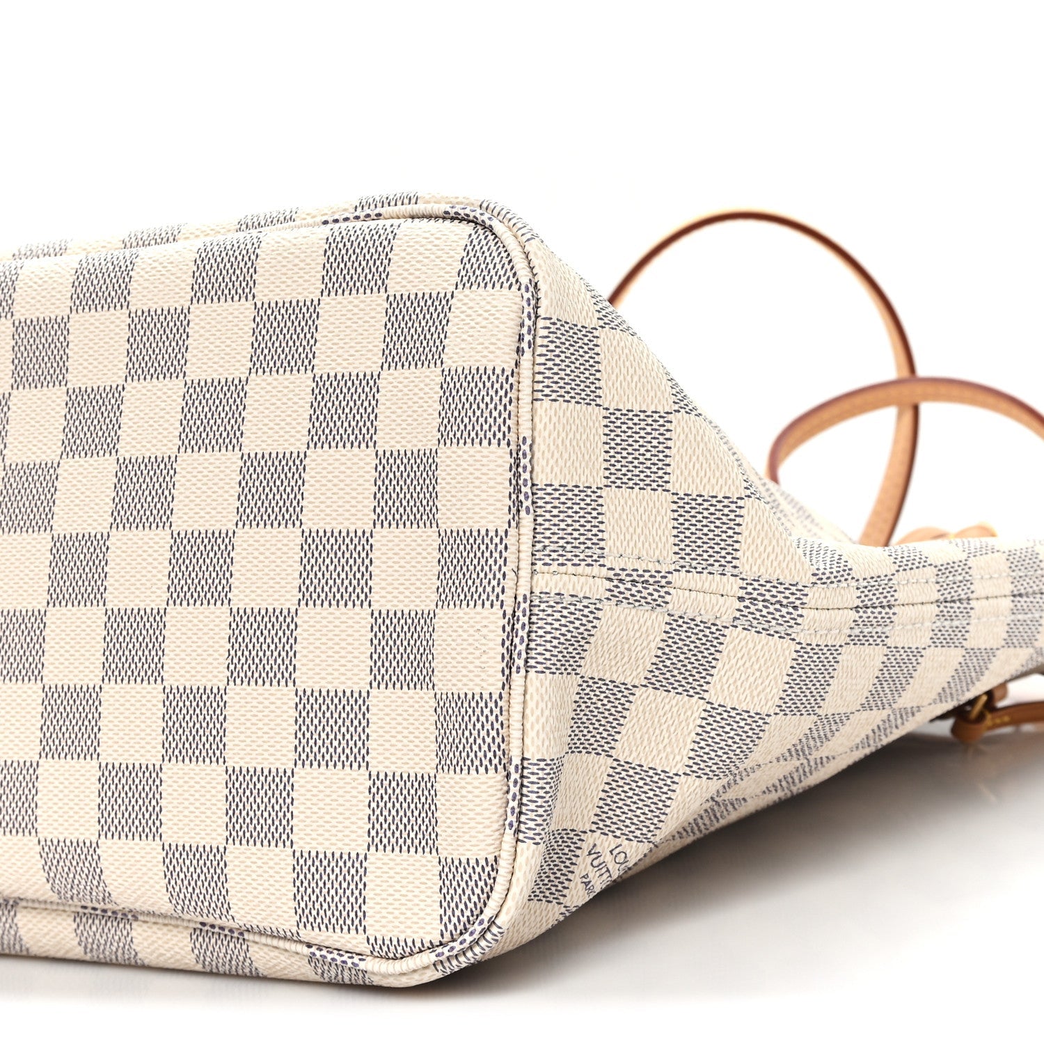 Damier Azur Neo Neverfull MM Rose Ballerine