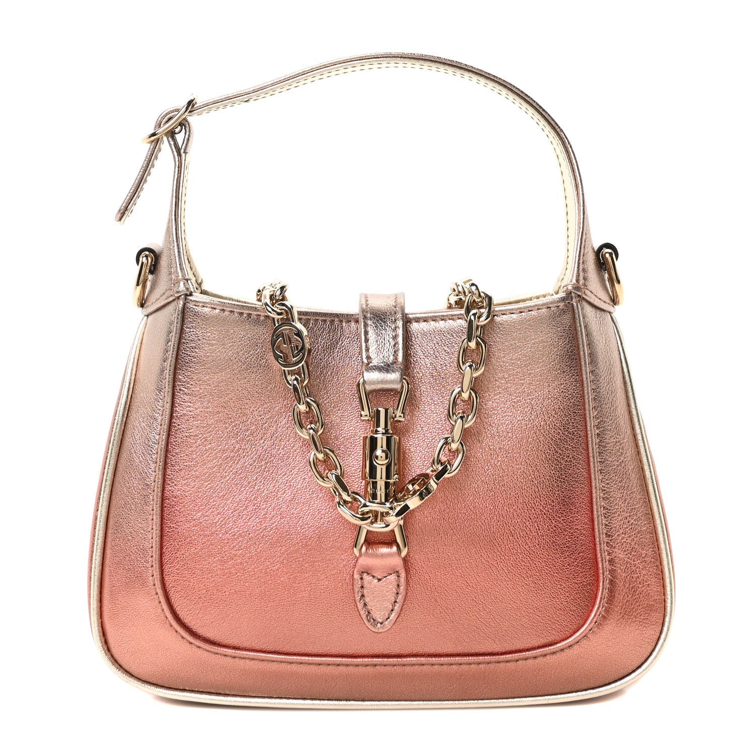 Metallic Faded Nappa Mini Jackie 1961 Copper